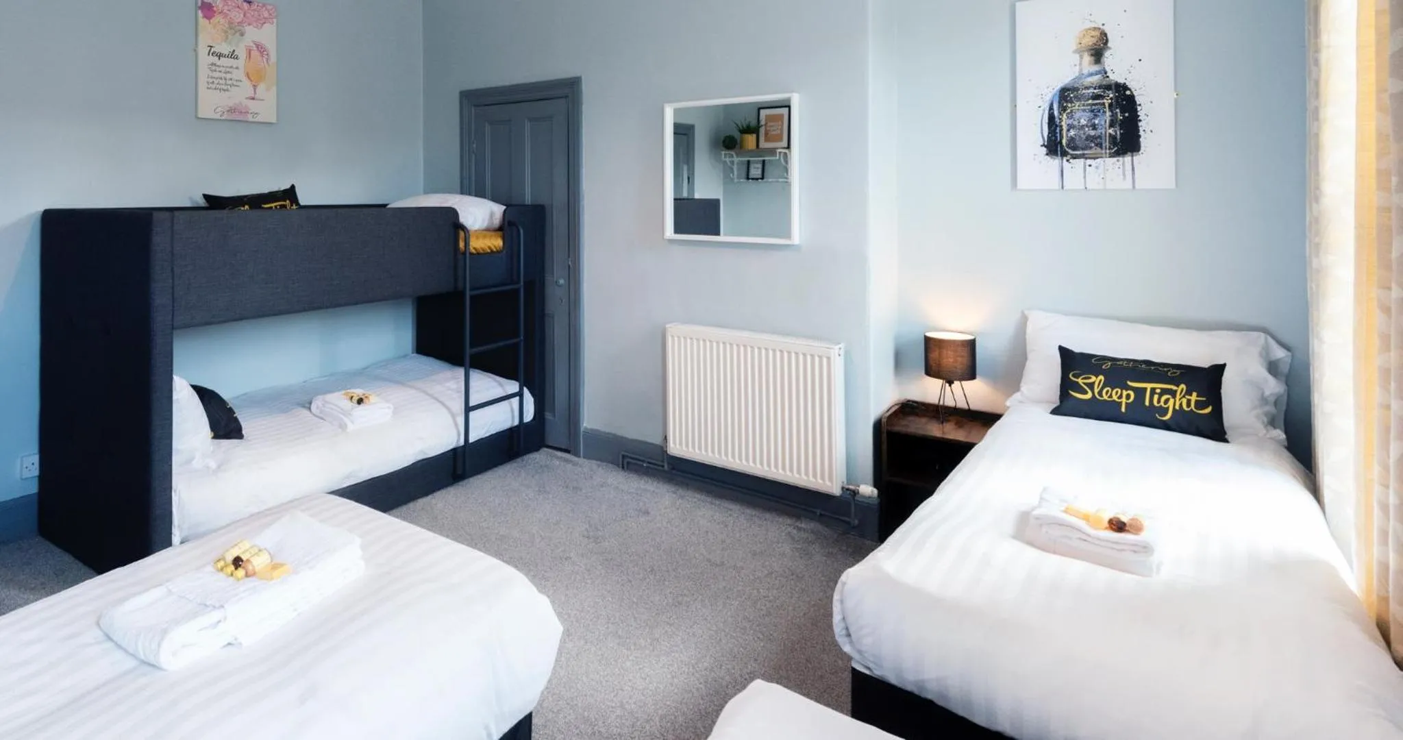Bedroom, Bed in The Bishophill Gathering York - Sleeps Up To 12