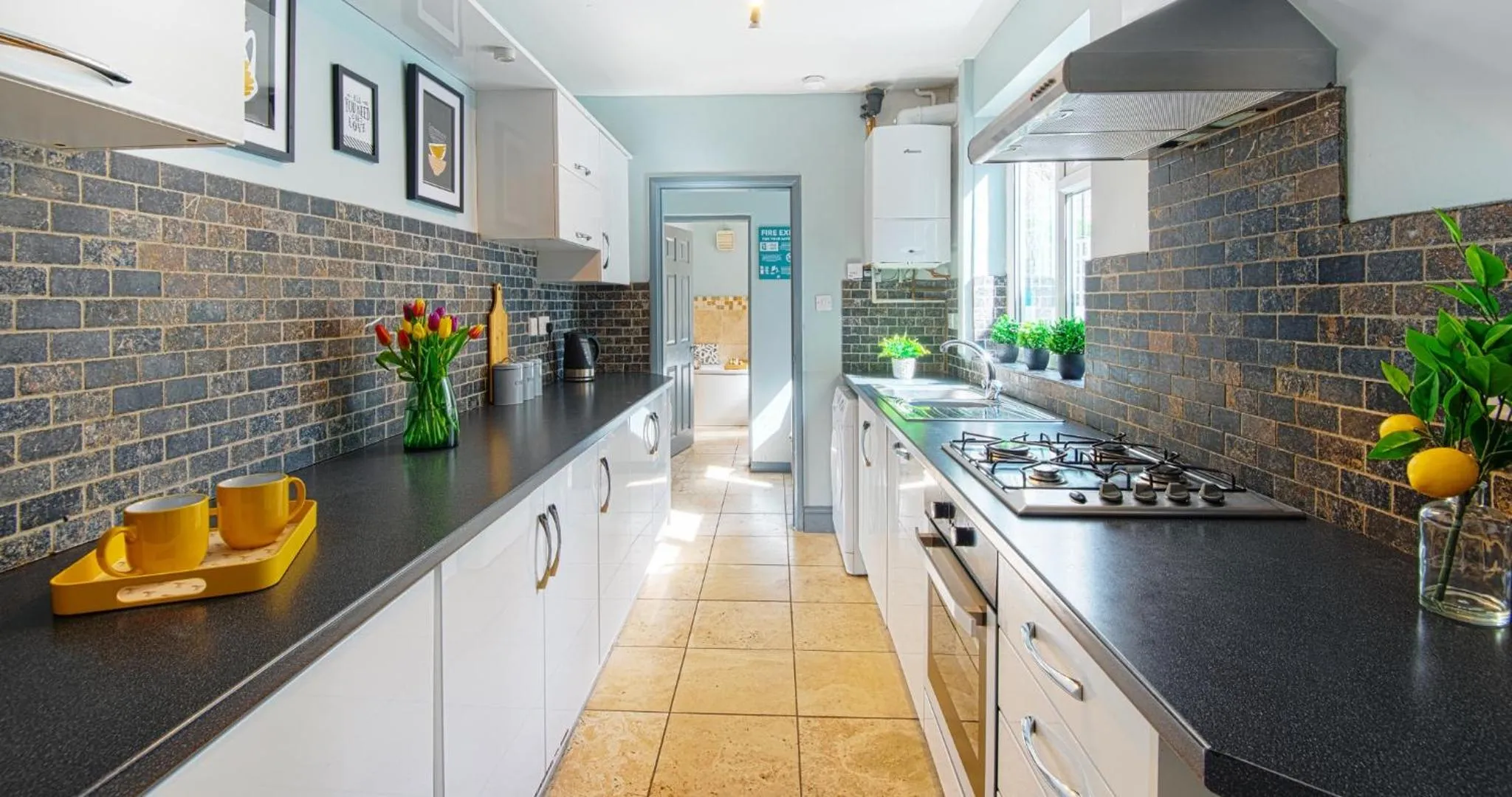 Kitchen or kitchenette in The Bishophill Gathering York - Sleeps Up To 12
