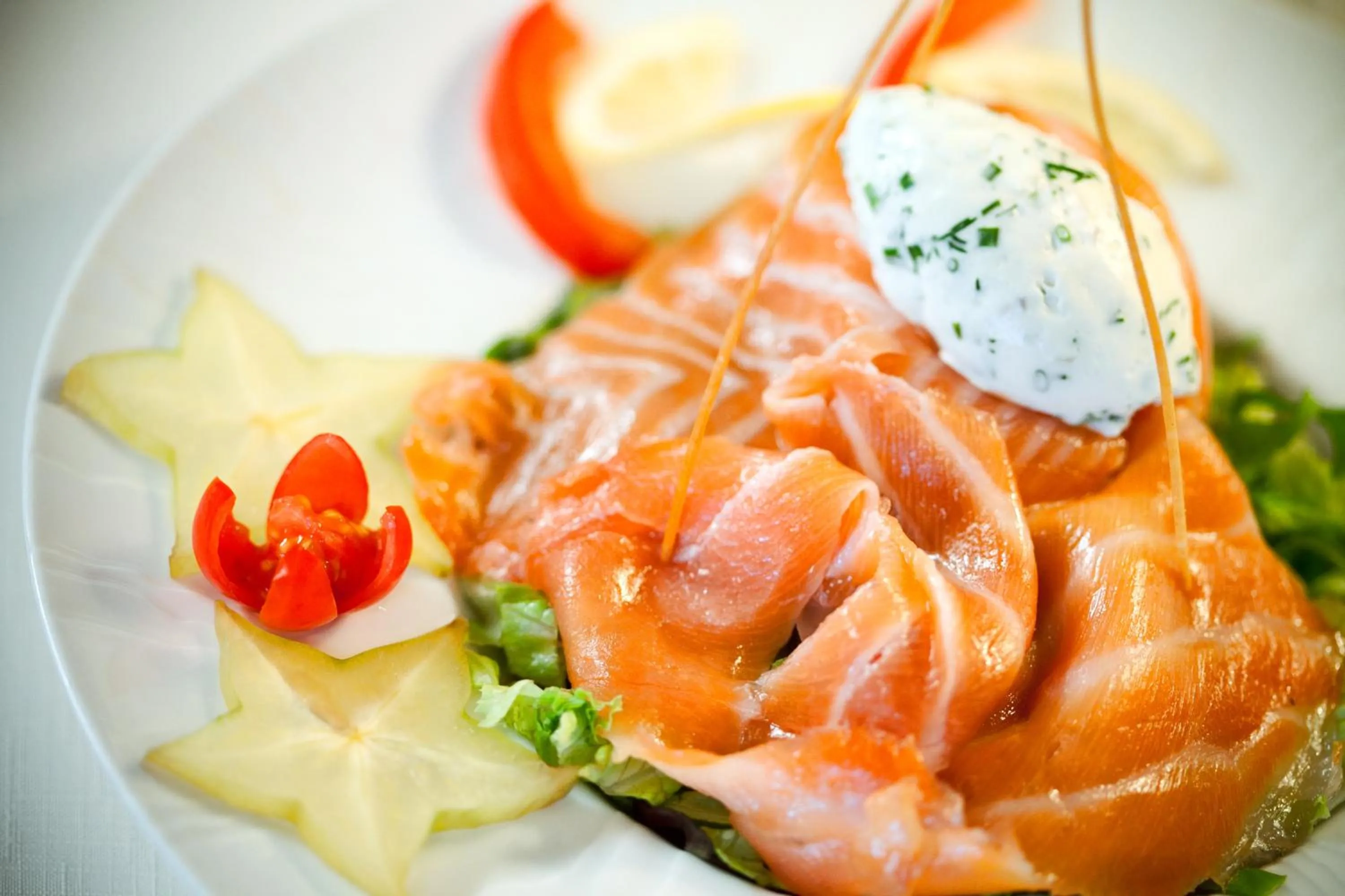 Food close-up in Logis Hôtel & Restaurant Arcombelle