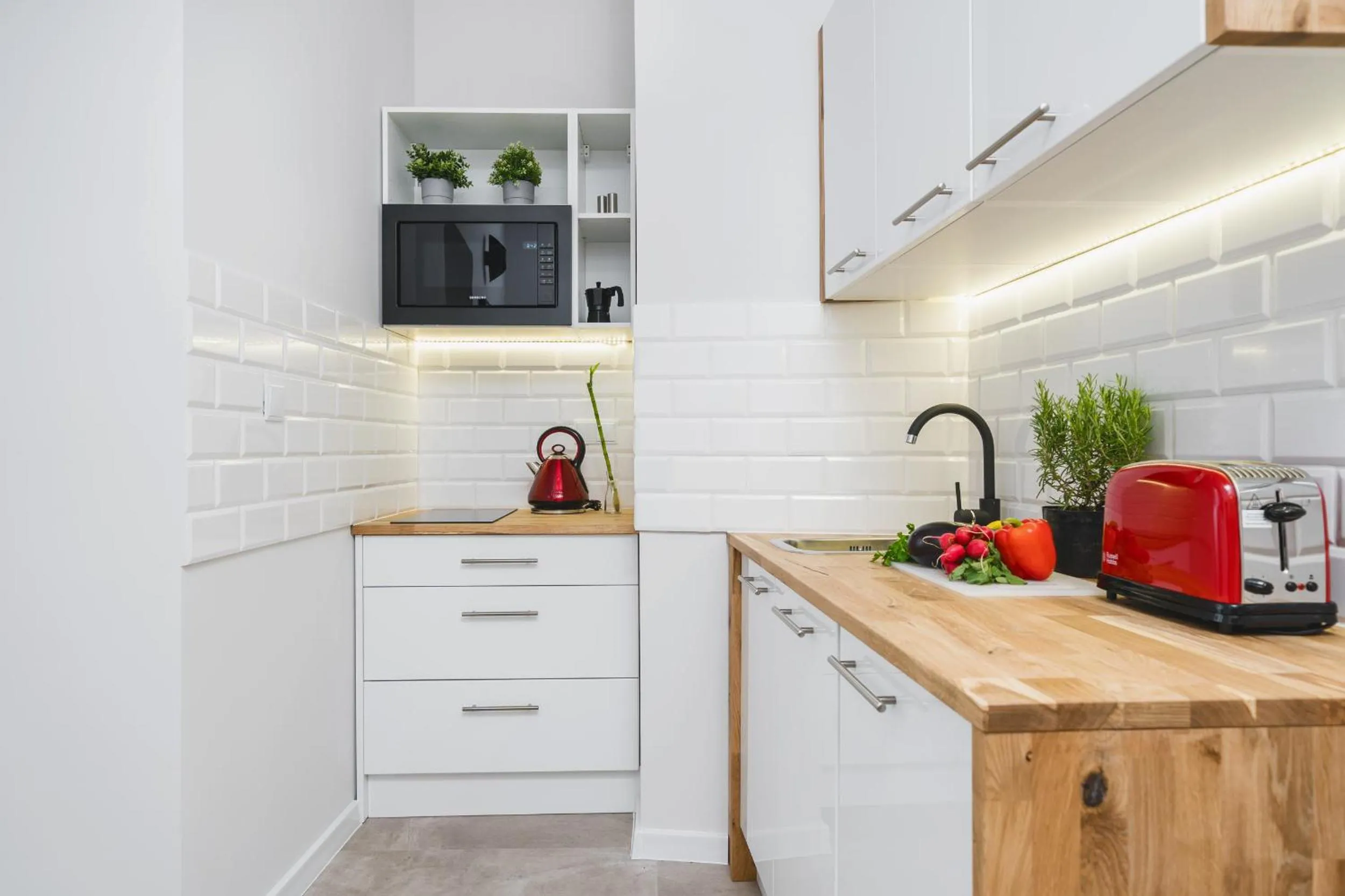 Communal kitchen in Liv Apartments Old Town