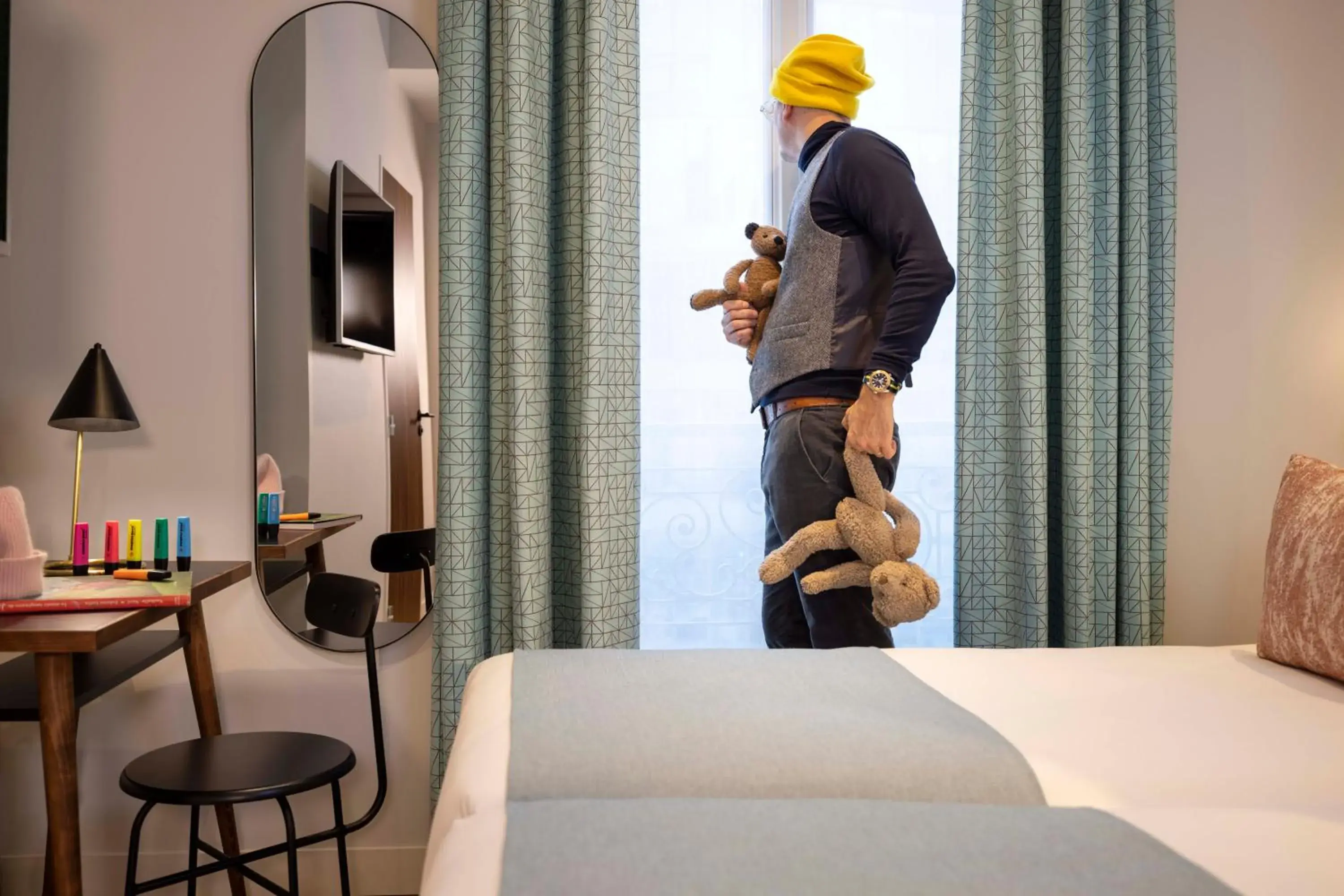 Bed in Paris Art Hotel Quartier Latin by Malone Bed in Paris Art Hotel Quartier Latin by Malone