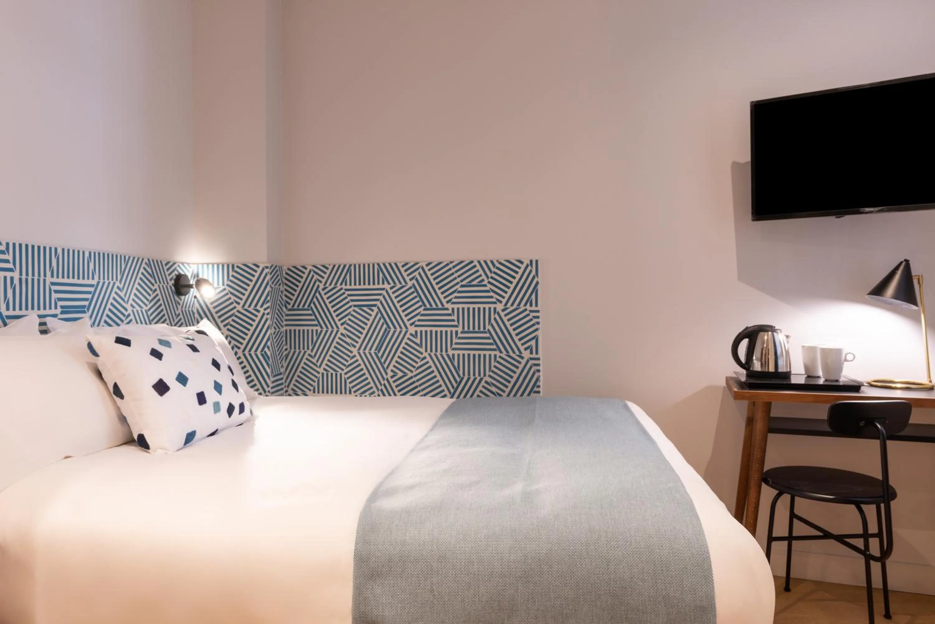 Bedroom, Bed in Paris Art Hotel Quartier Latin by Malone