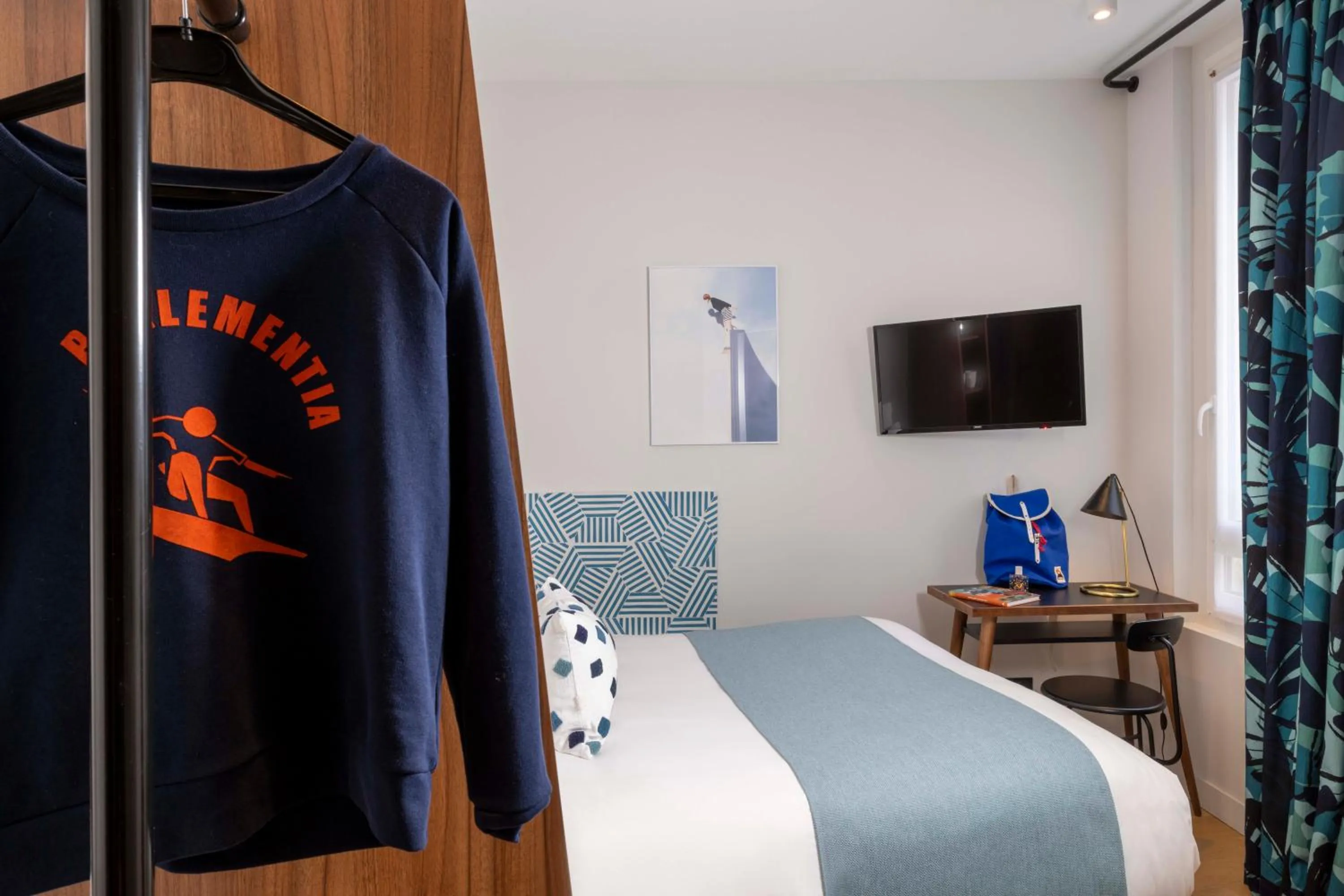 Bedroom, Bed in Paris Art Hotel Quartier Latin by Malone