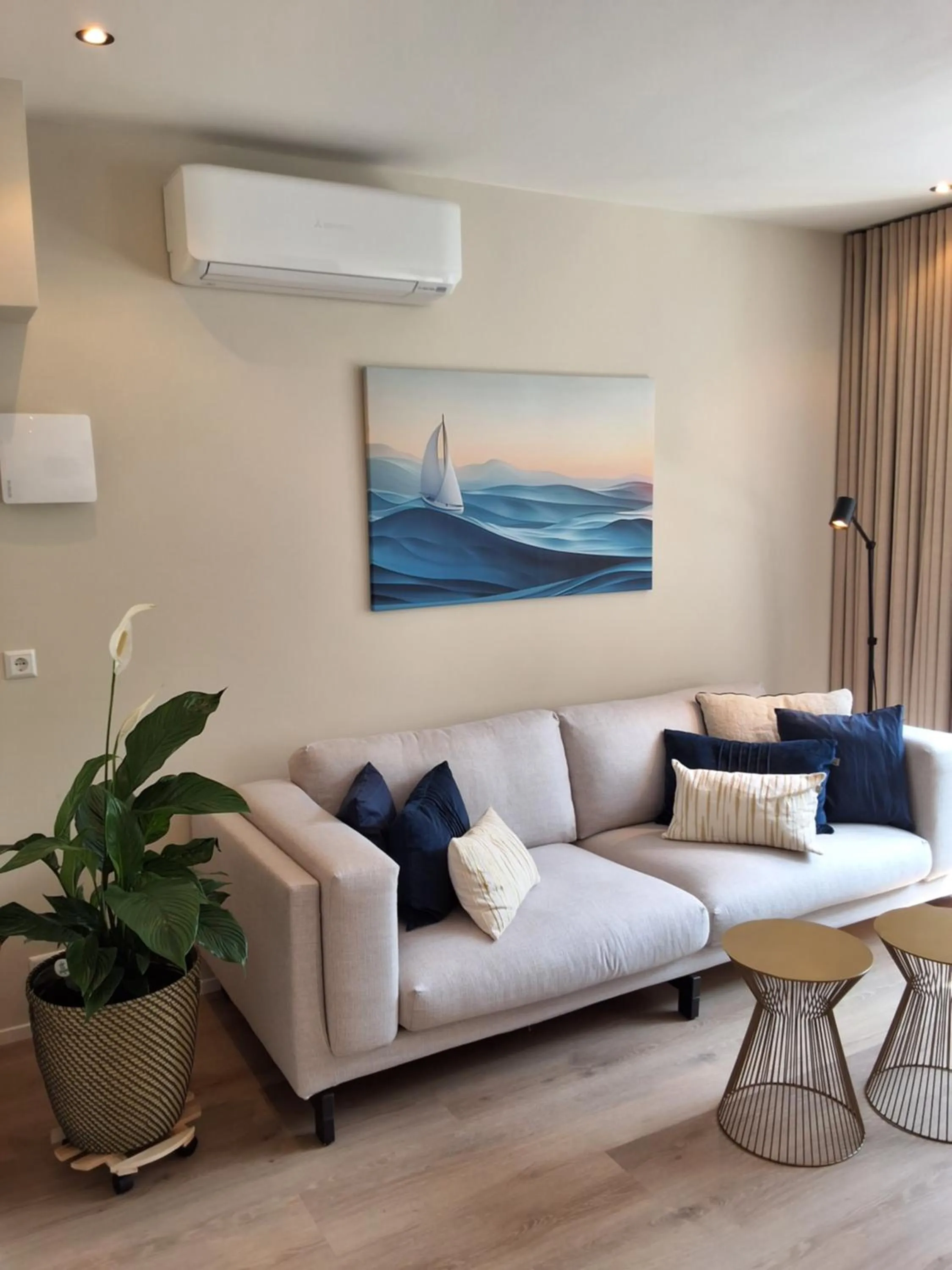 Living room in Appartement Havenzicht