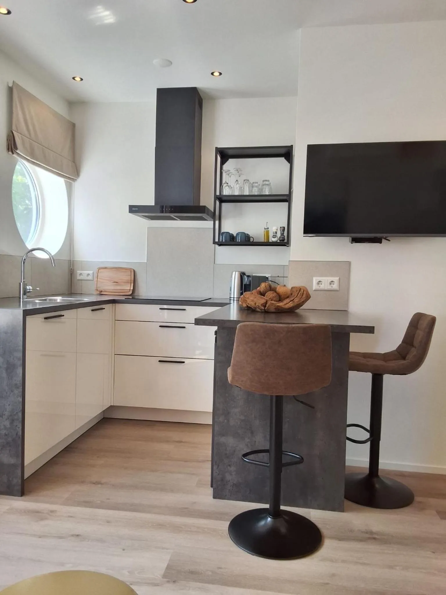 Kitchen or kitchenette in Appartement Havenzicht