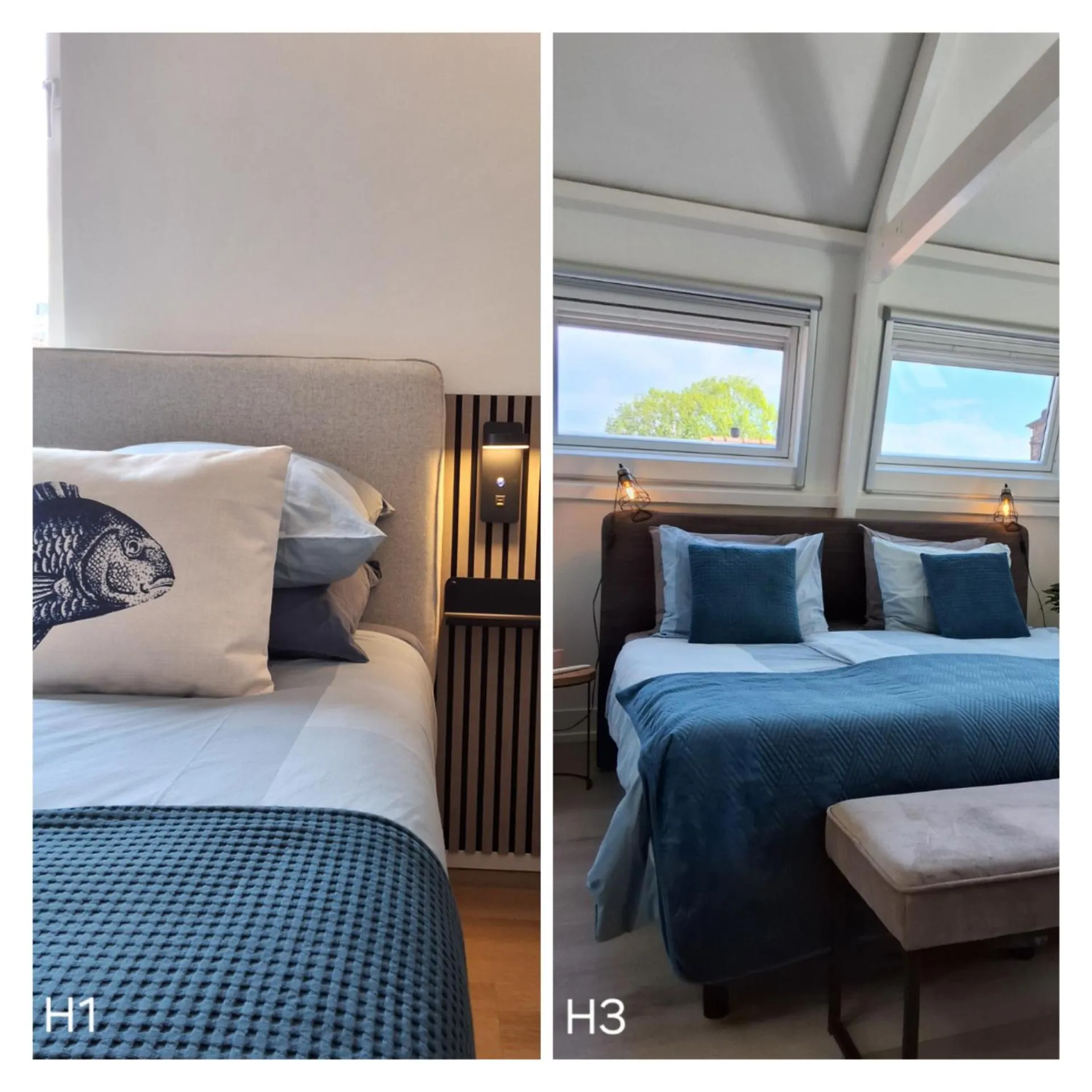 Bedroom, Bed in Appartement Havenzicht