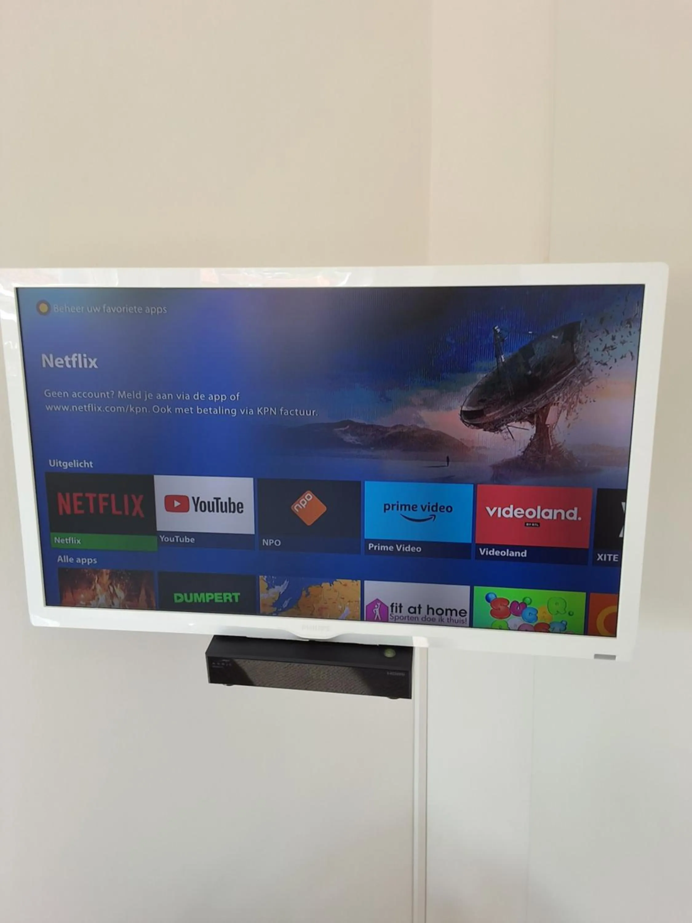 TV and multimedia in Appartement Havenzicht