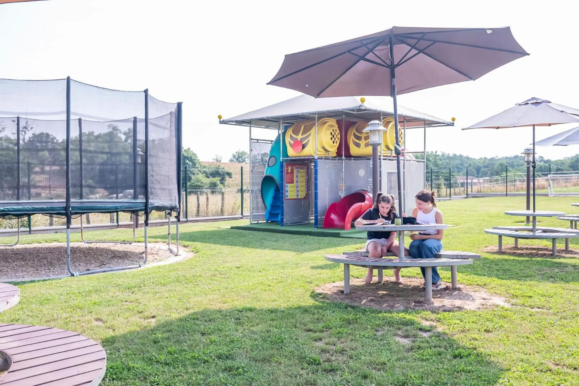 Children play ground in Hôtel du Moulin de la Brevette
