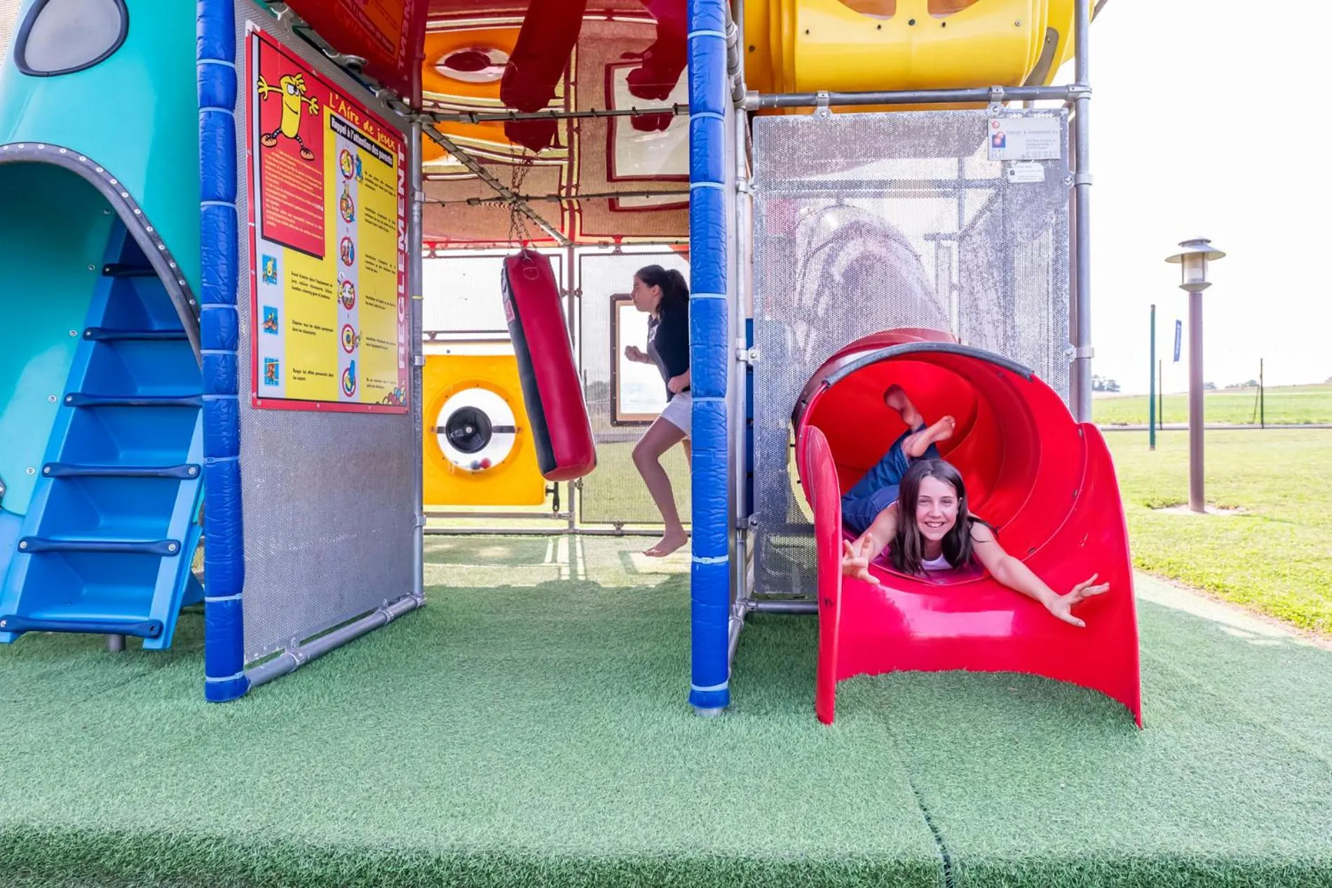 Children play ground in Hôtel du Moulin de la Brevette