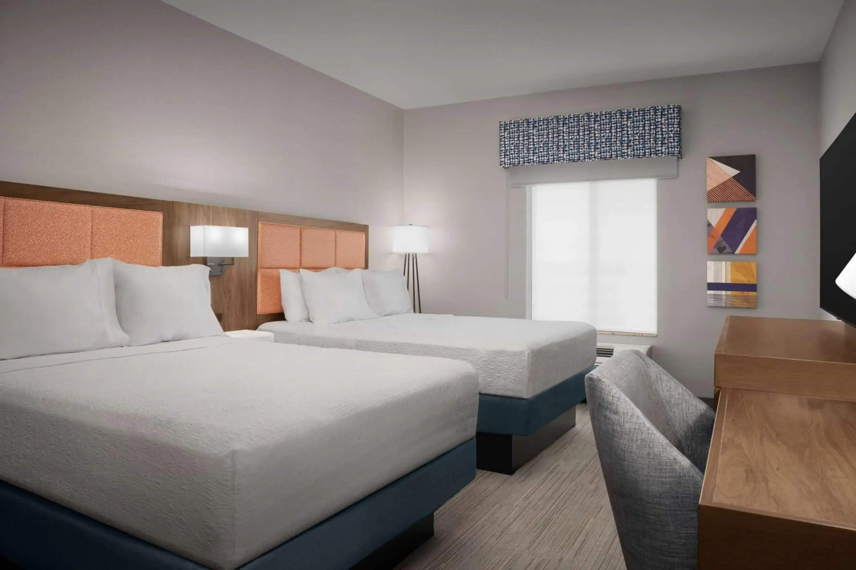 Bed in Hampton Inn & Suites Williston Bed in Hampton Inn & Suites Williston