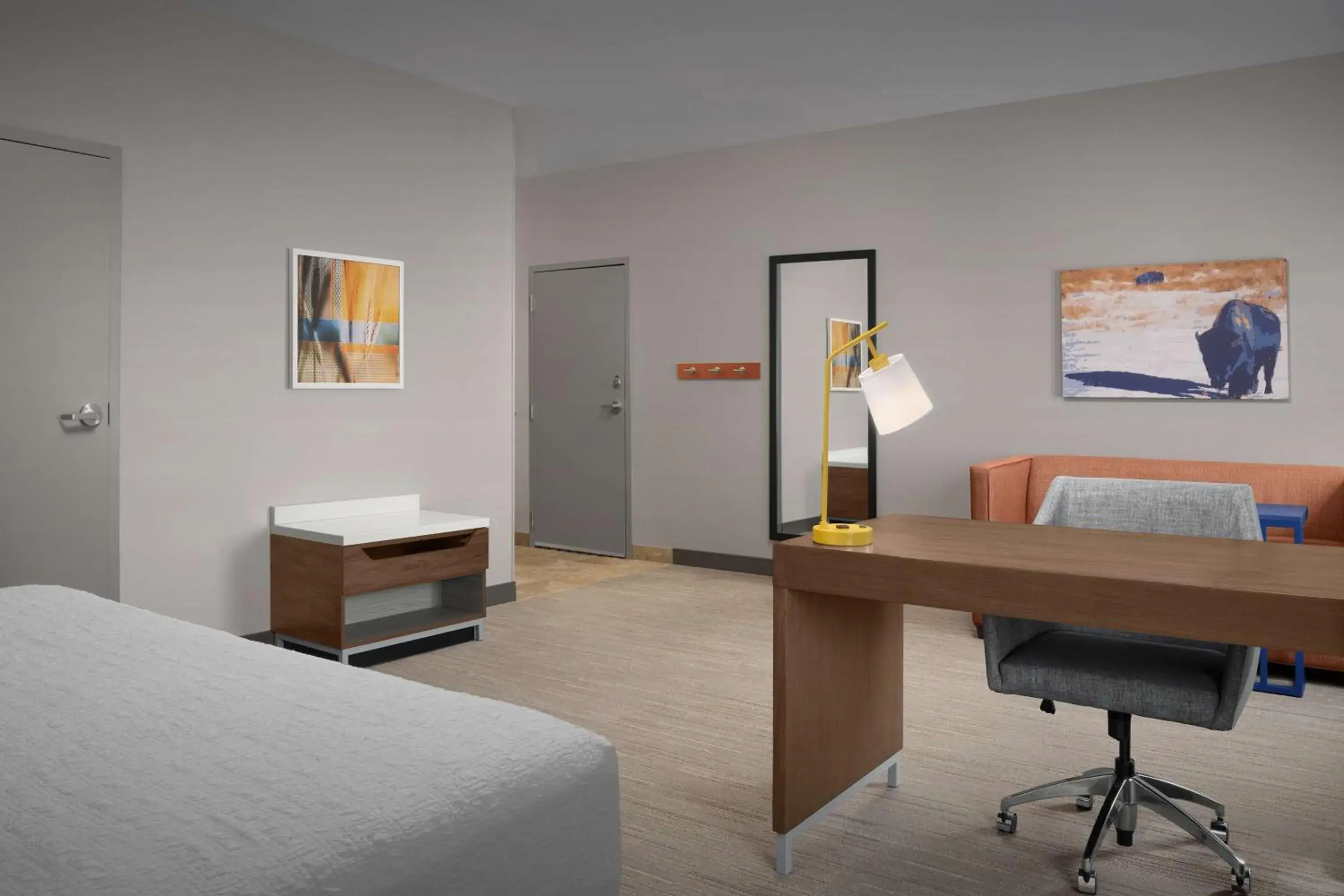 Bedroom, Bed in Hampton Inn & Suites Williston Bedroom, Bed in Hampton Inn & Suites Williston