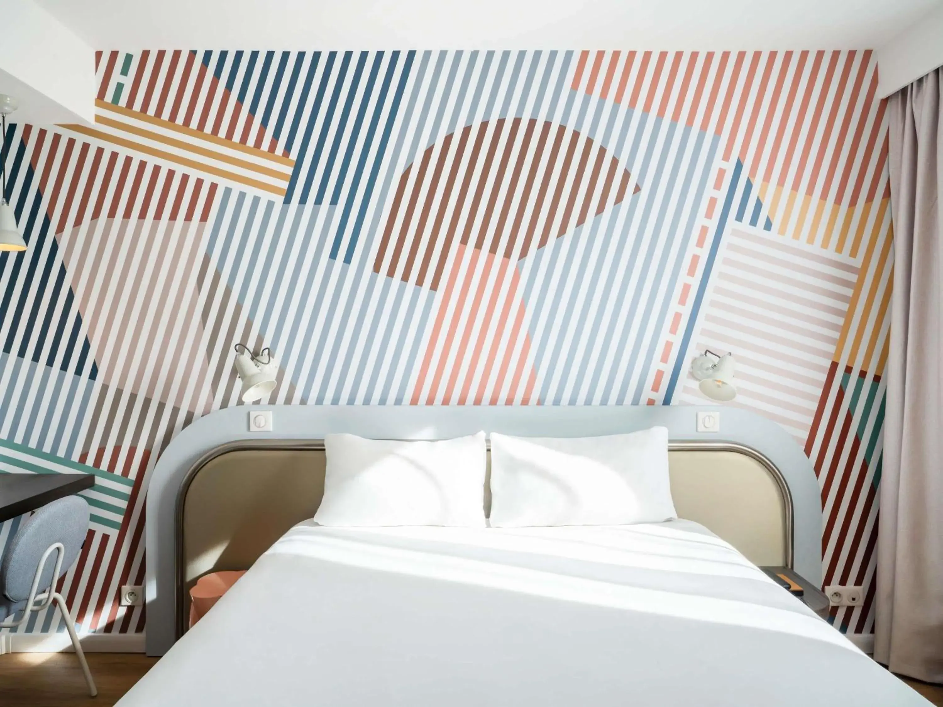 Bedroom, Bed in ibis Styles Paris Porte d'Orléans Bedroom, Bed in ibis Styles Paris Porte d'Orléans