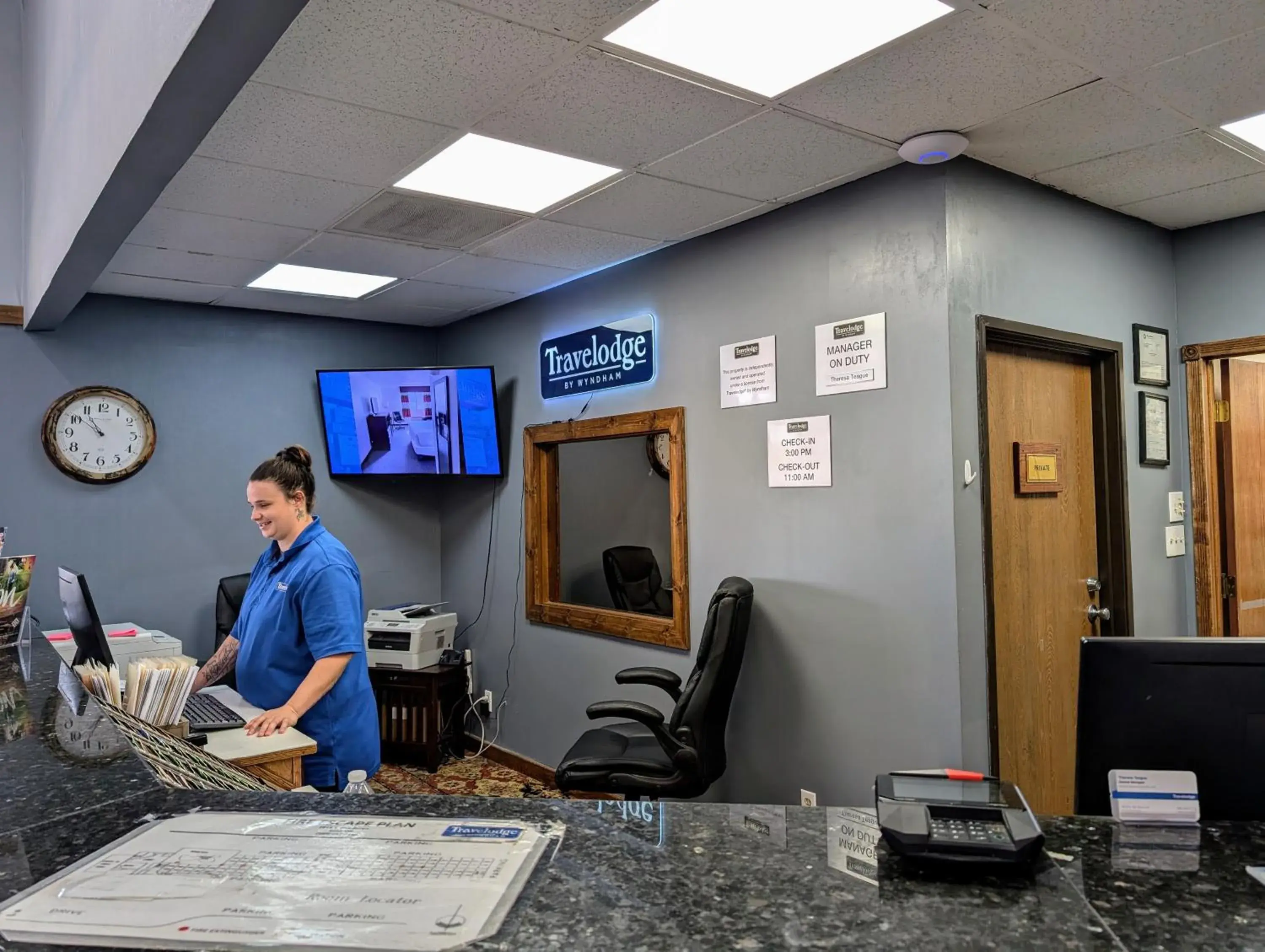 Lobby or reception in Travelodge by Wyndham Enid Lobby or reception in Travelodge by Wyndham Enid