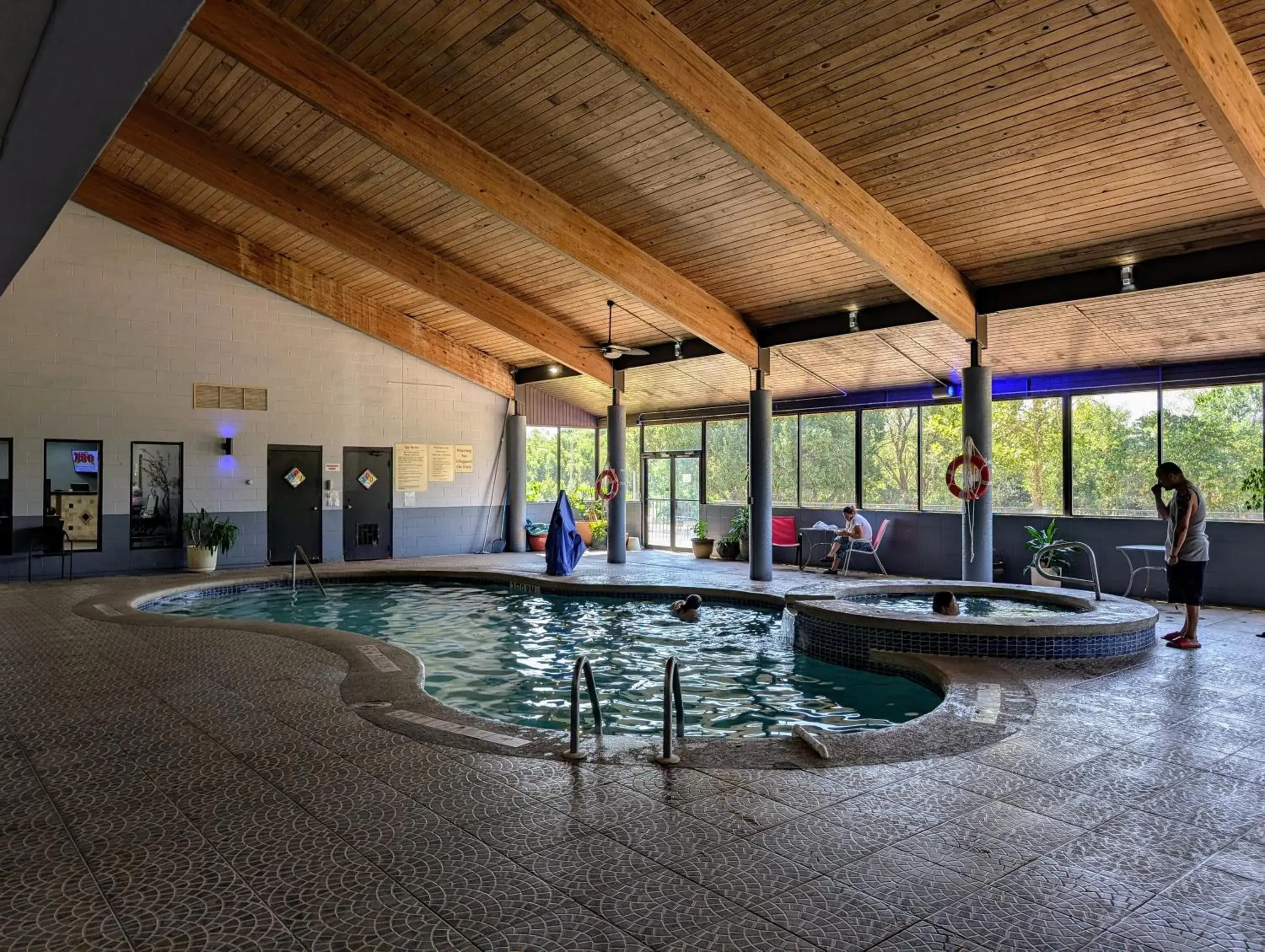 Pool view in Travelodge by Wyndham Enid Pool view in Travelodge by Wyndham Enid