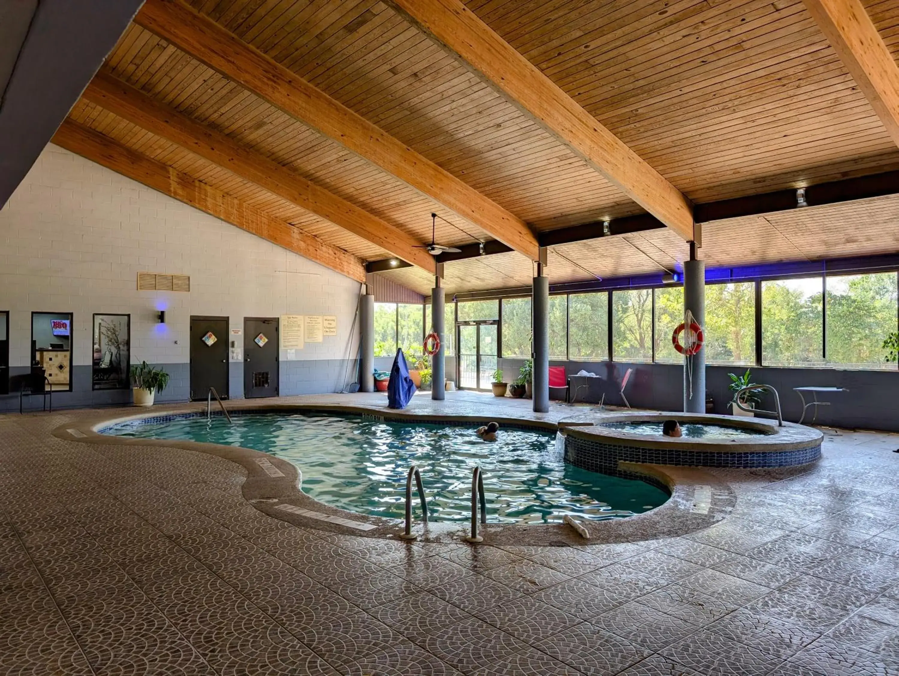 Pool view in Travelodge by Wyndham Enid Pool view in Travelodge by Wyndham Enid