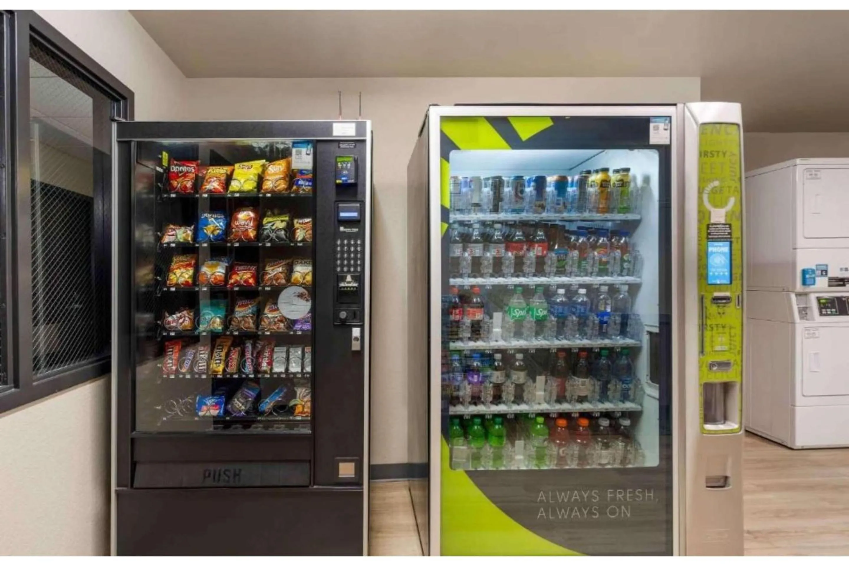 vending machine in Studio 6 Corporate Extended Stay Chicago Lisle IL