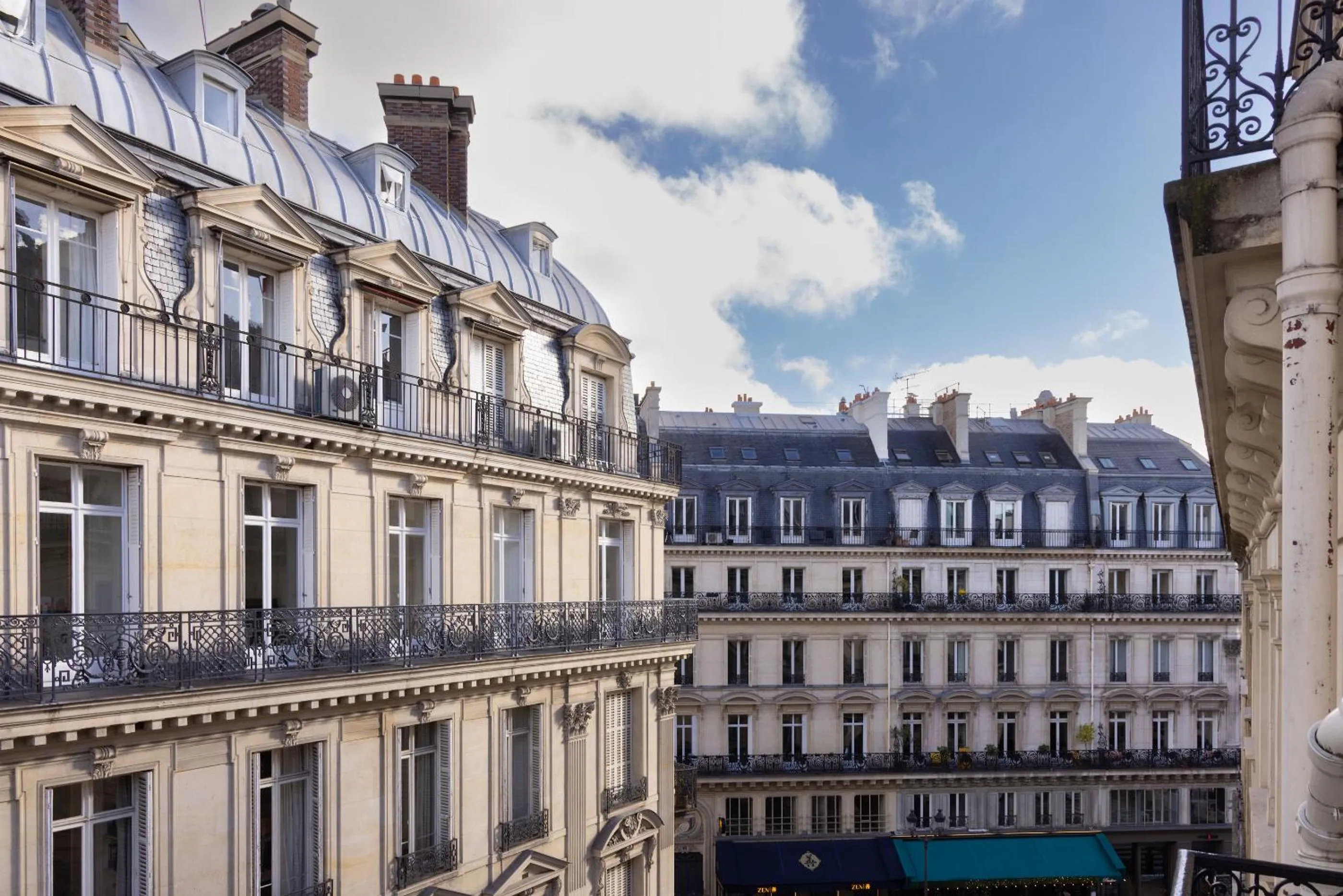 City view in Normandy Le Chantier