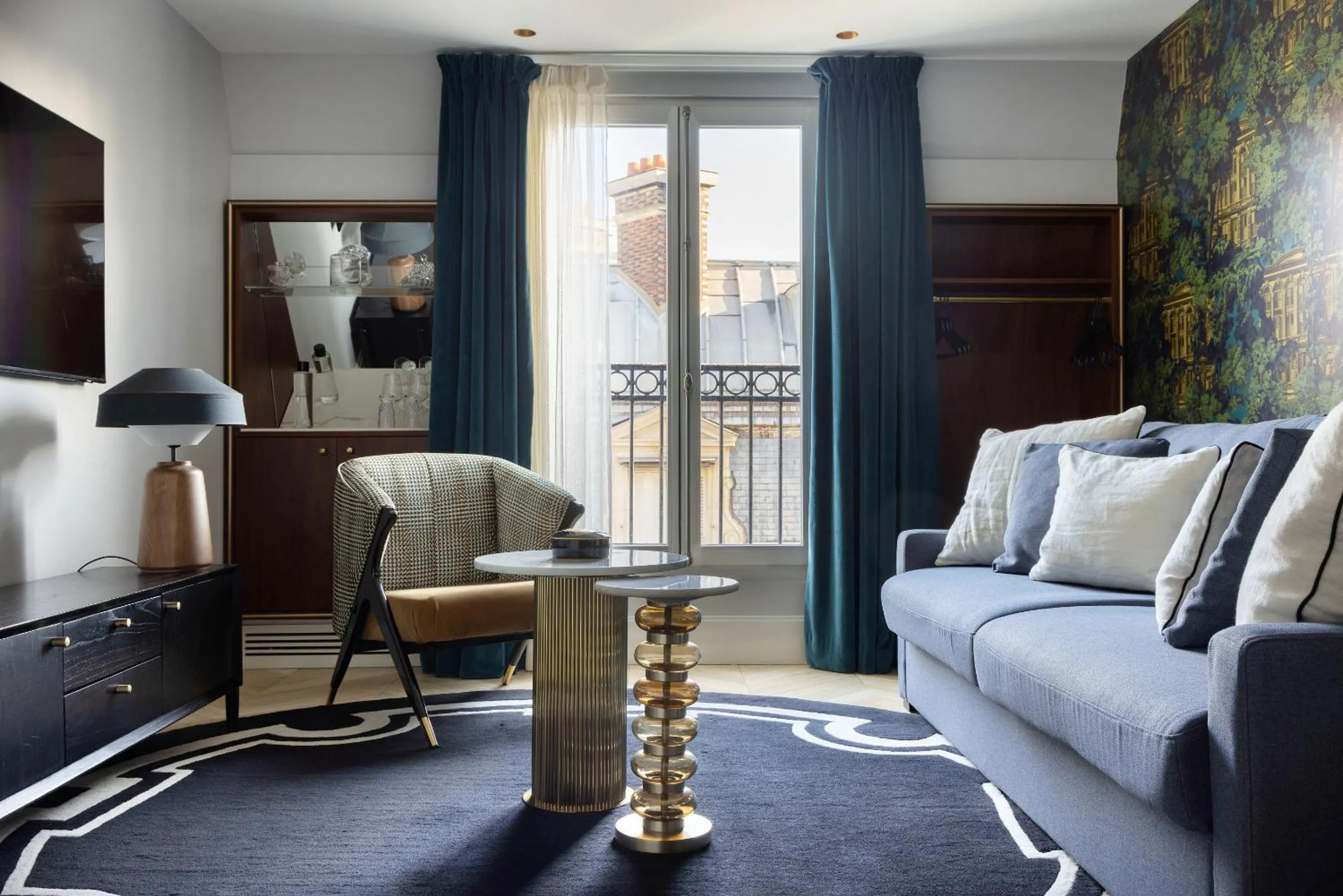 Seating area in Normandy Le Chantier