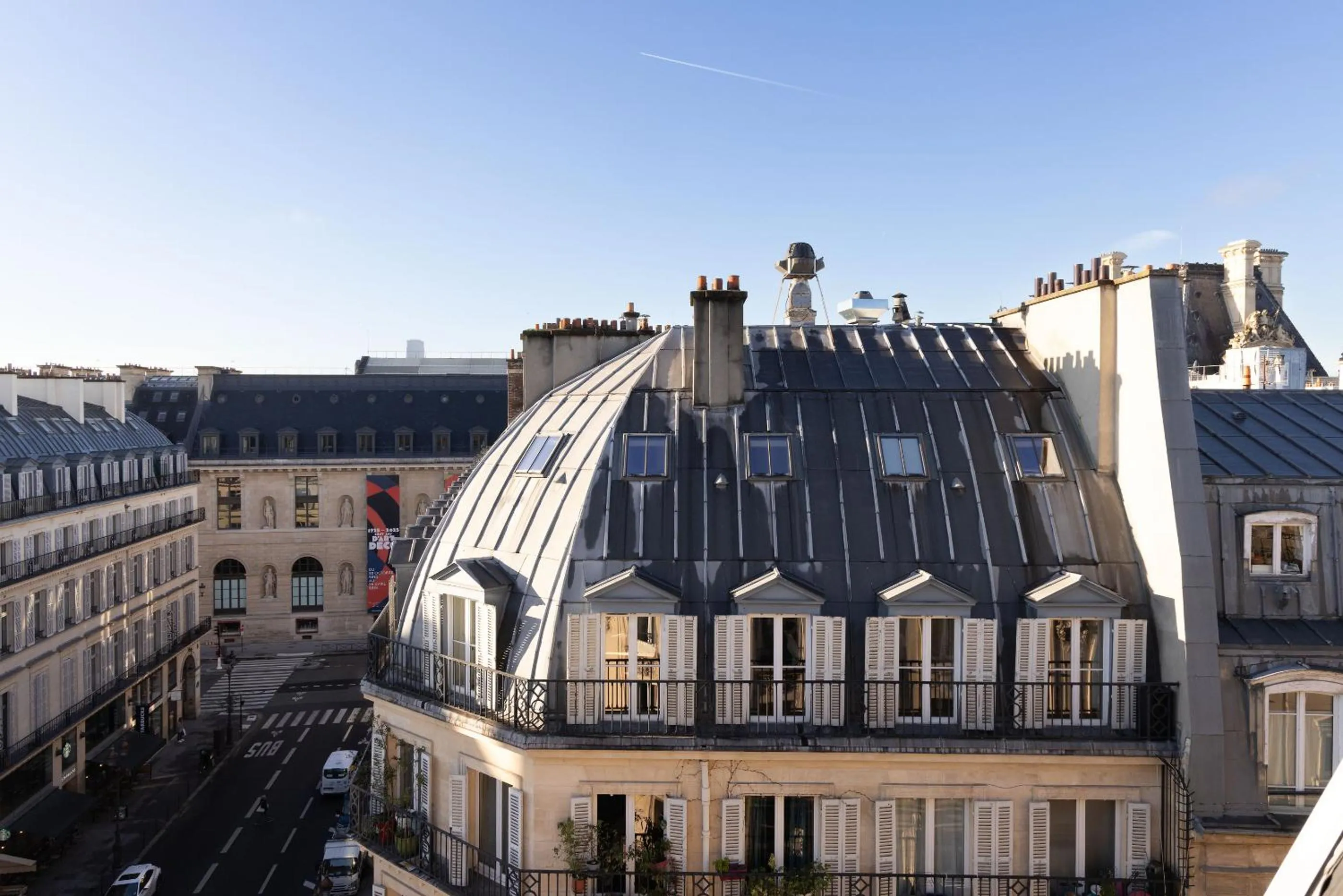 City view in Normandy Le Chantier