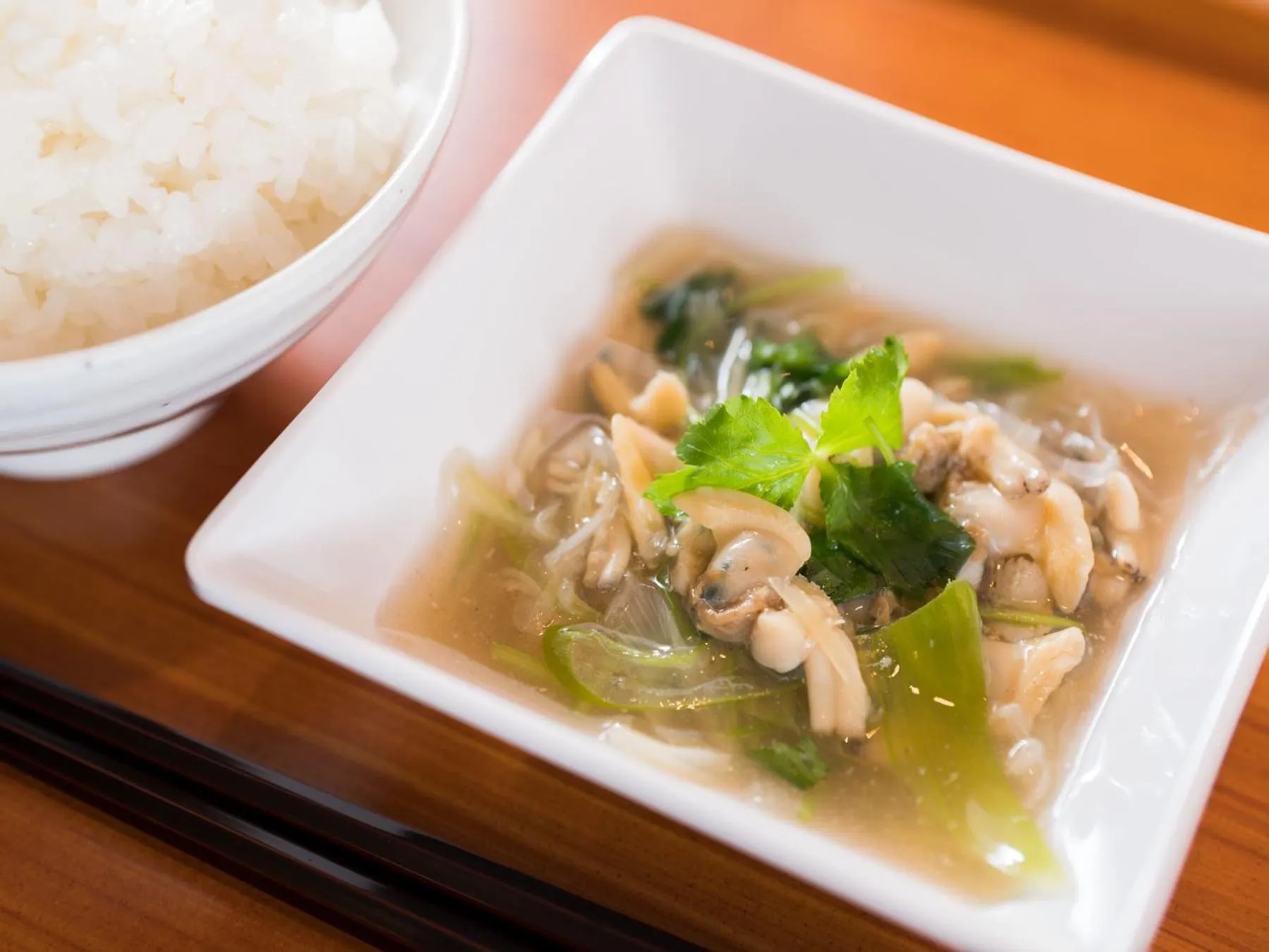 Food close-up in Super Hotel Tokyo Kinshicho Ekimae