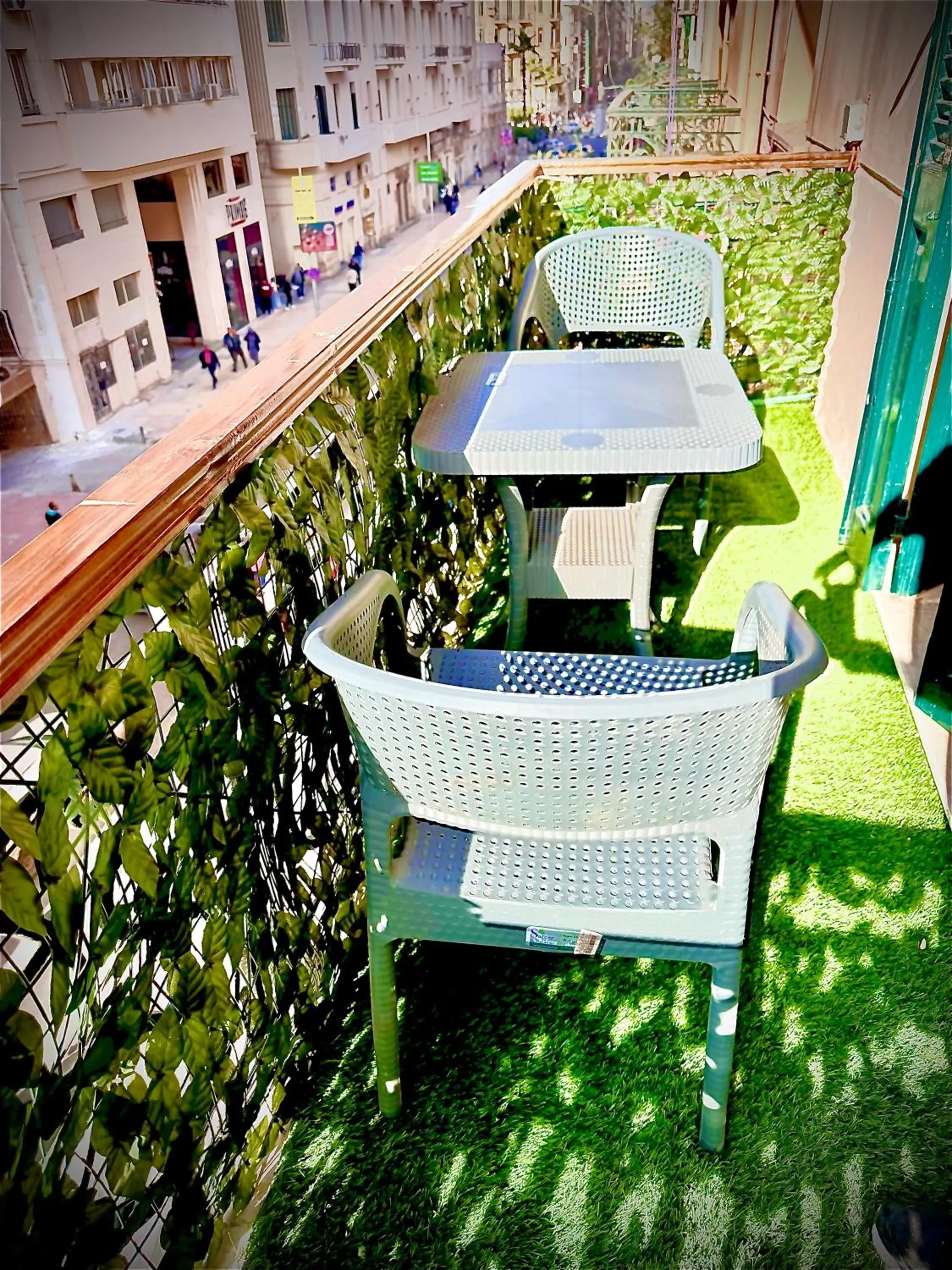 Balcony/Terrace in Heritage Hostel Cairo