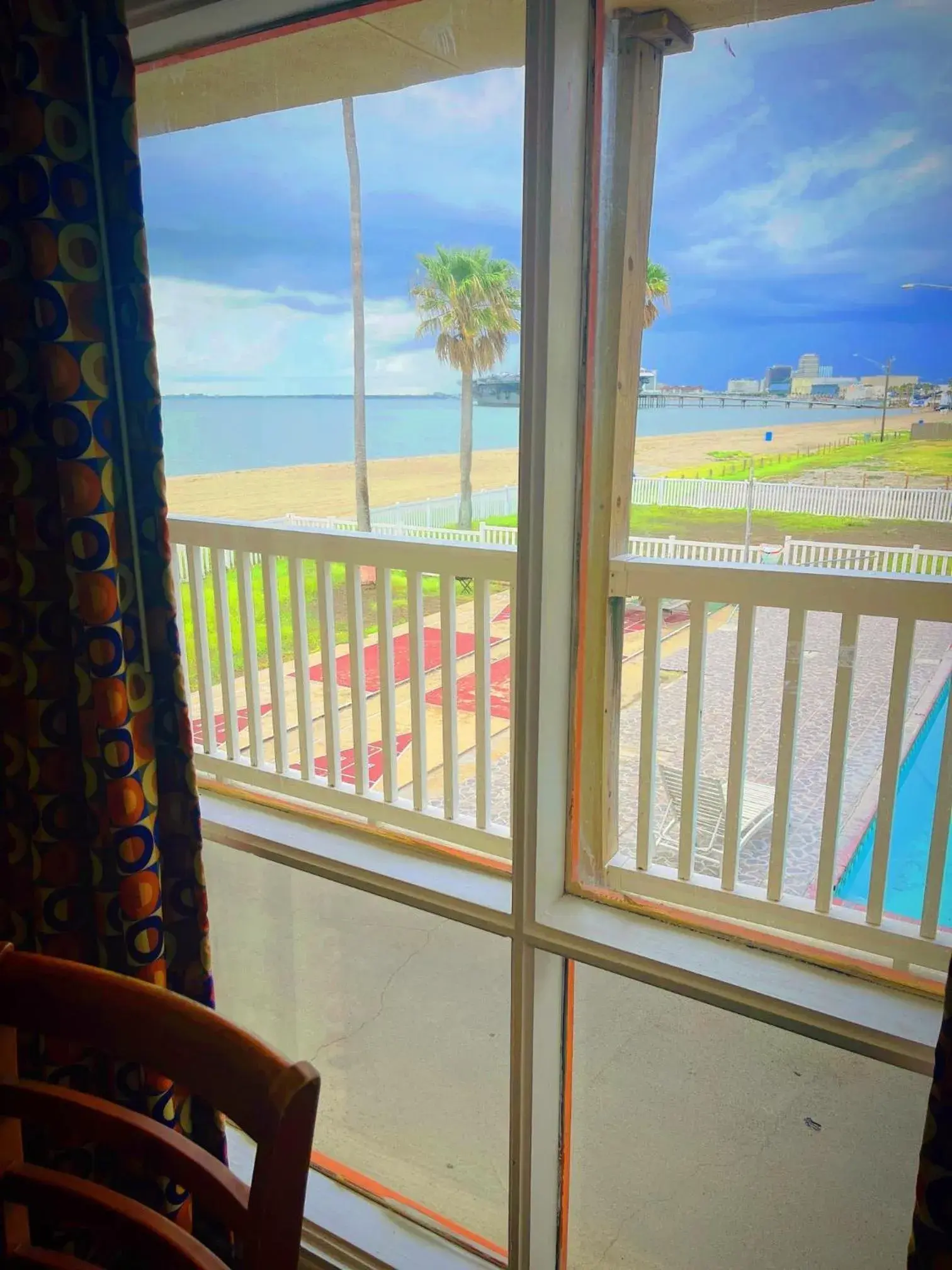 Pool view in Sea Shell Inn on the Beach Pool view in Sea Shell Inn on the Beach