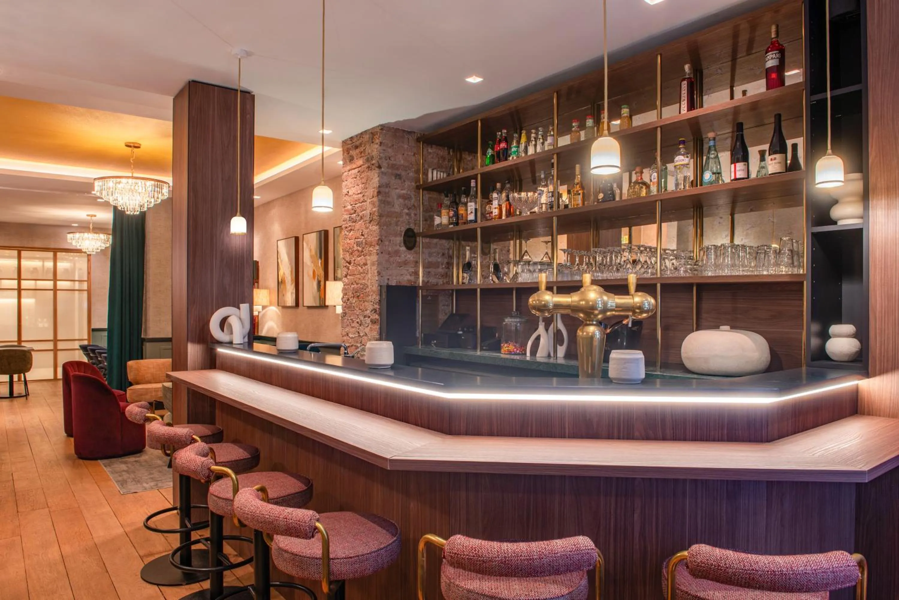 Lounge or bar in Hôtel Brittany