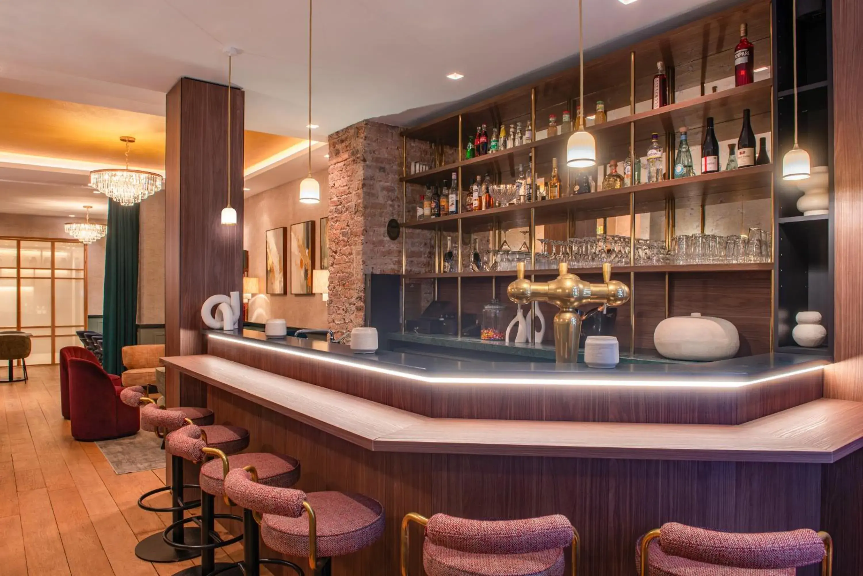 Lounge or bar in Hôtel Brittany Lounge or bar in Hôtel Brittany