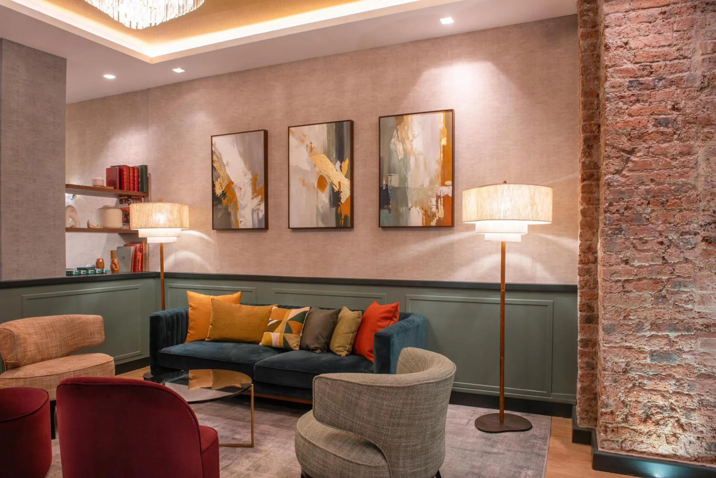 Lobby or reception in Hôtel Brittany