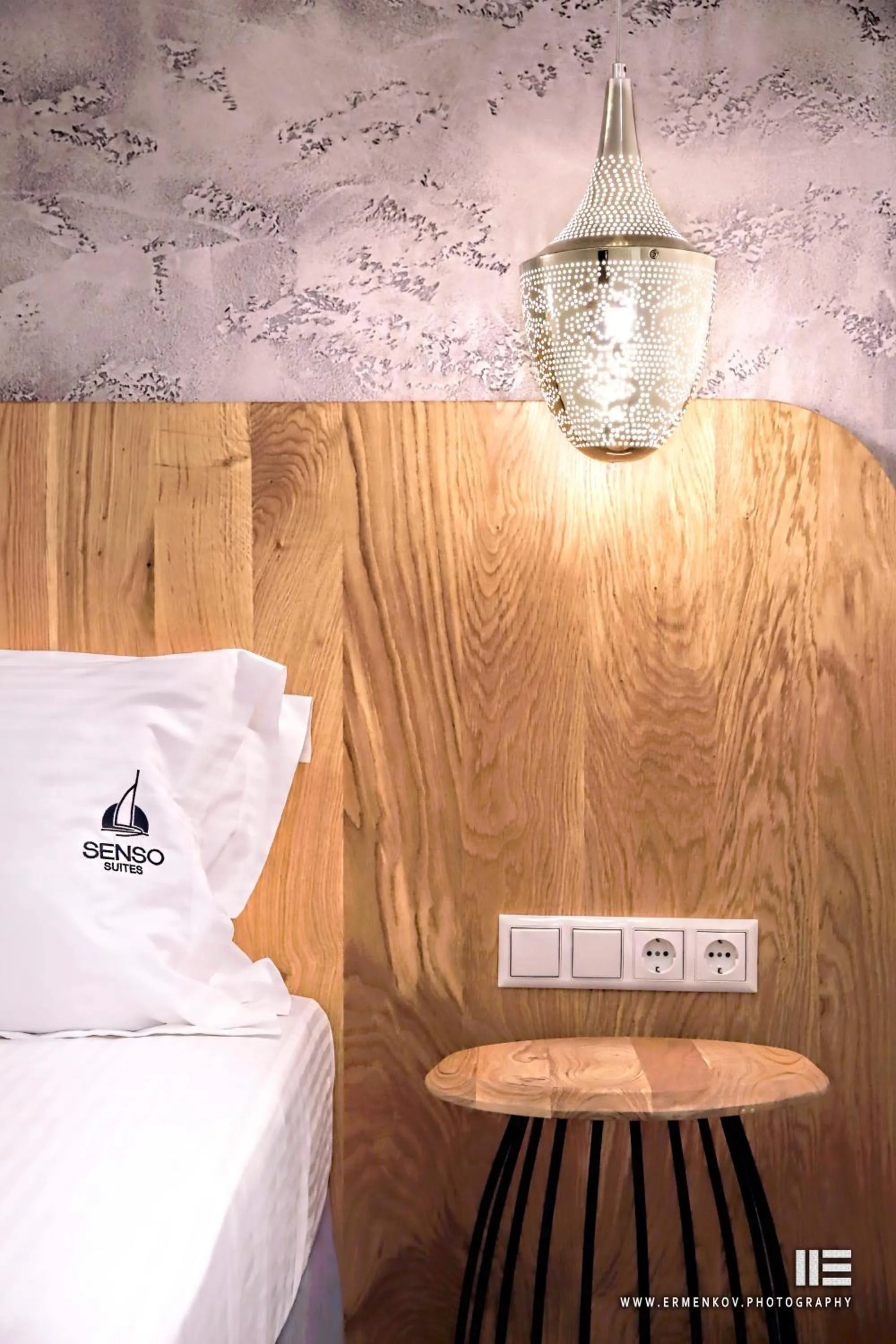 Property logo or sign, Bed in Senso Suites