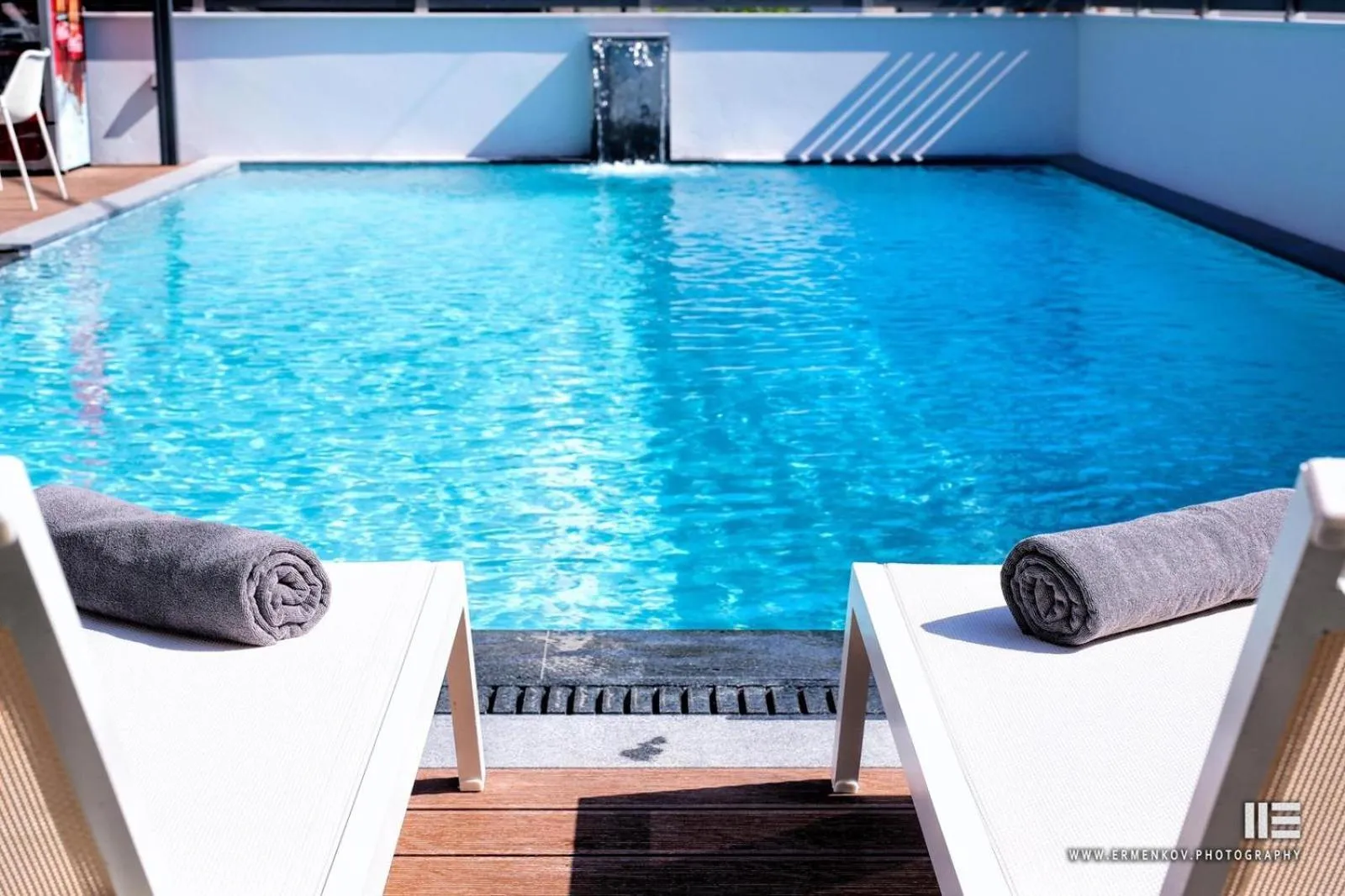 Swimming pool in Senso Suites