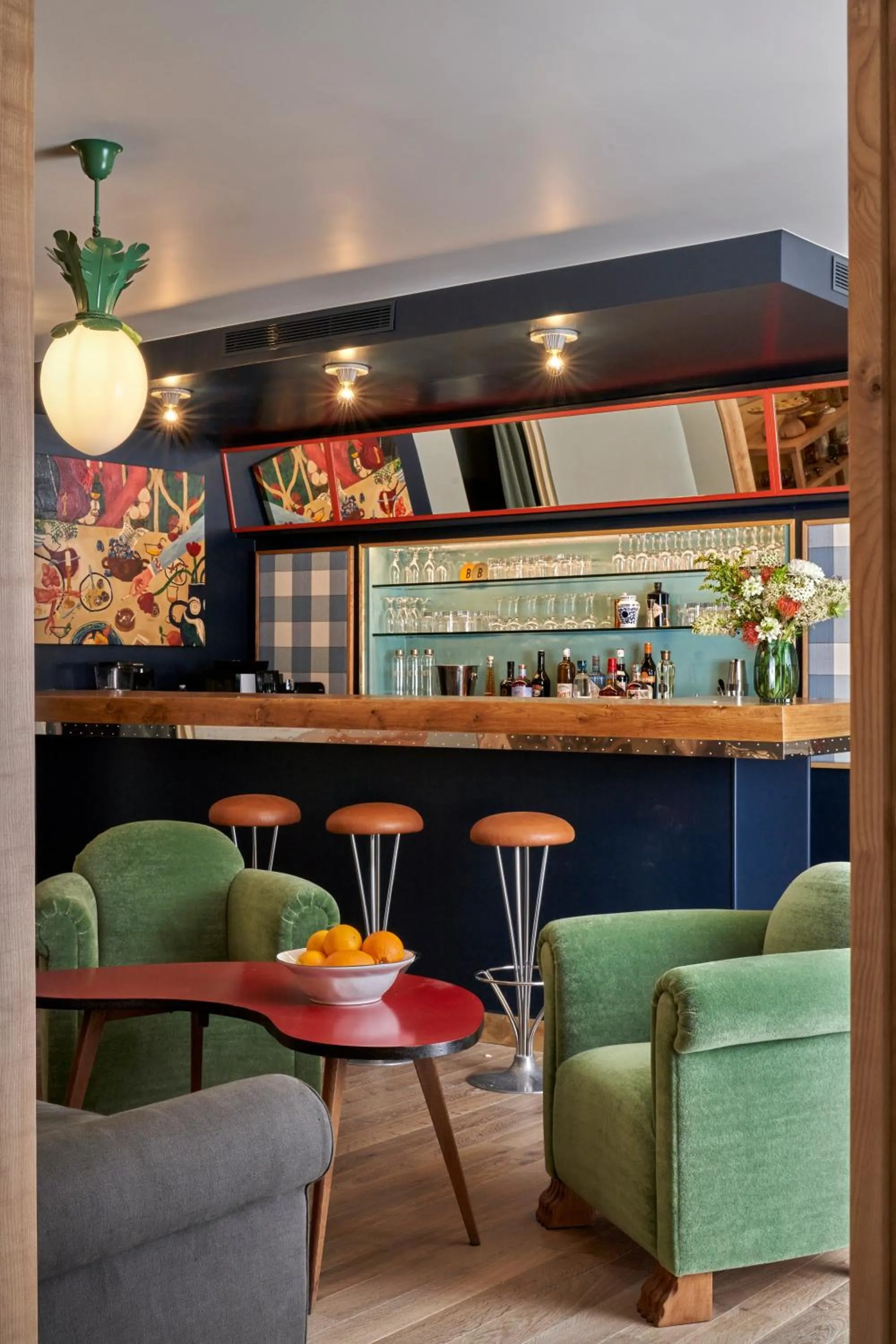 Lounge or bar in Hôtel de La Boétie