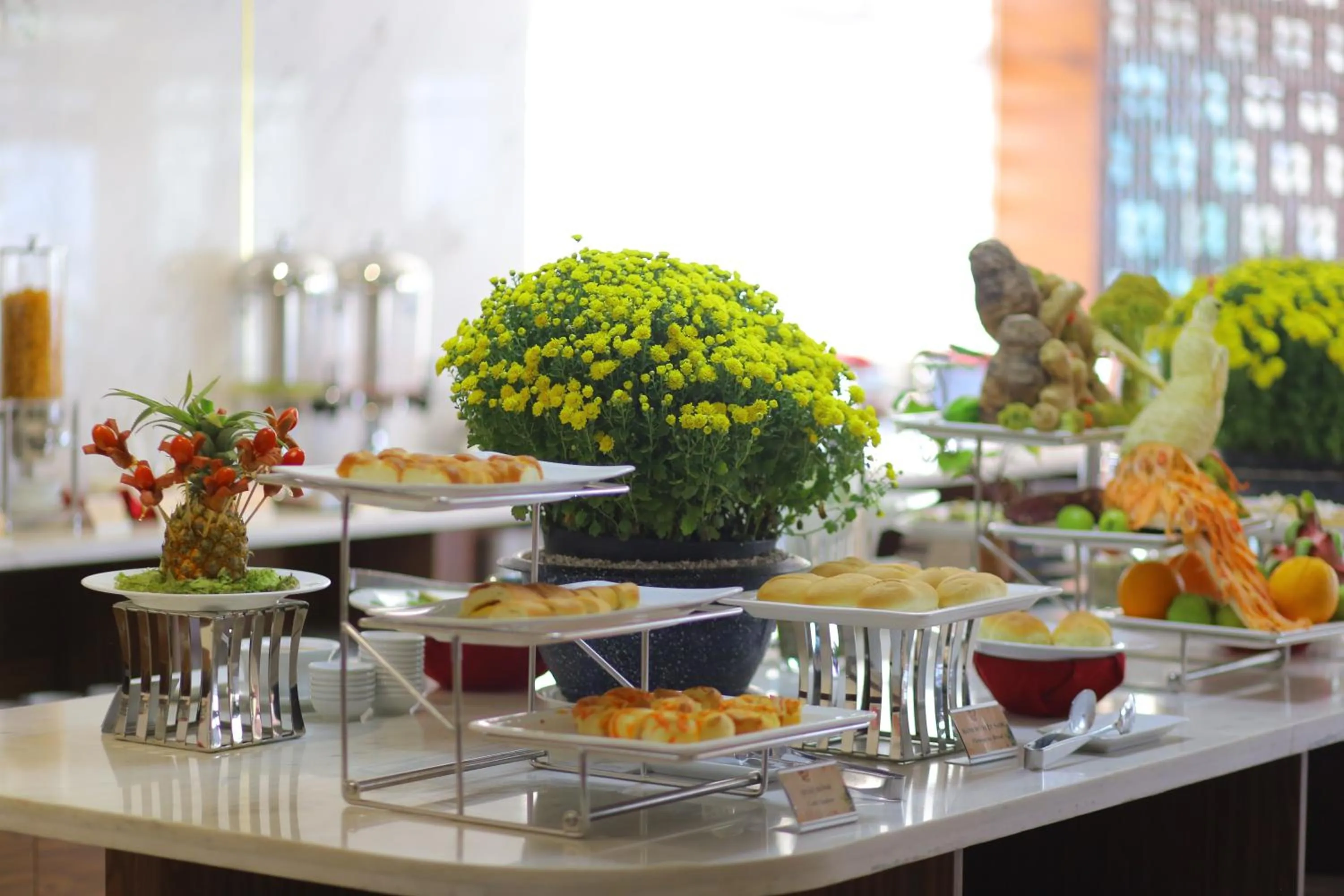 Buffet breakfast in Nagila Boutique Hotel