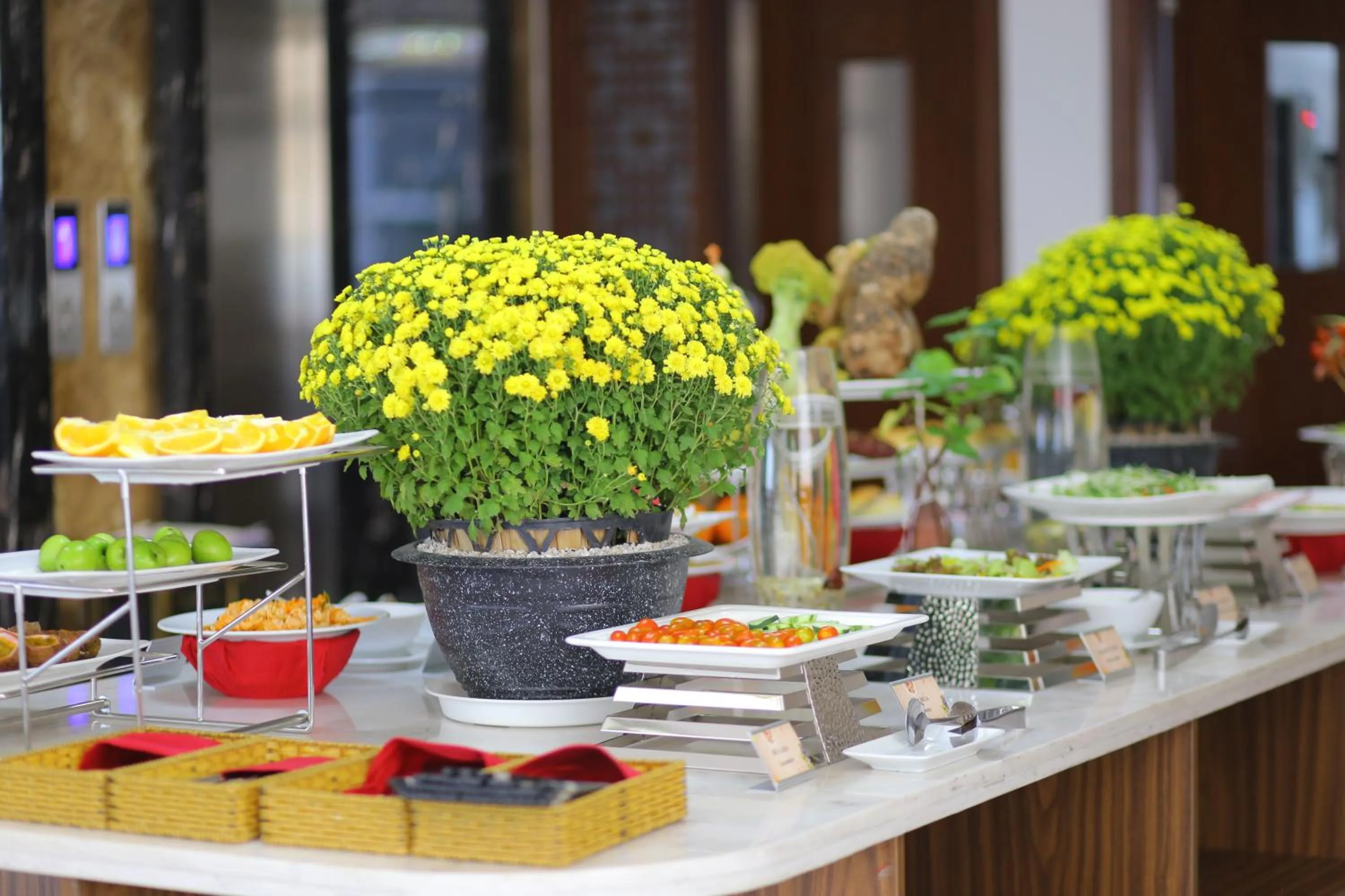 Buffet breakfast in Nagila Boutique Hotel