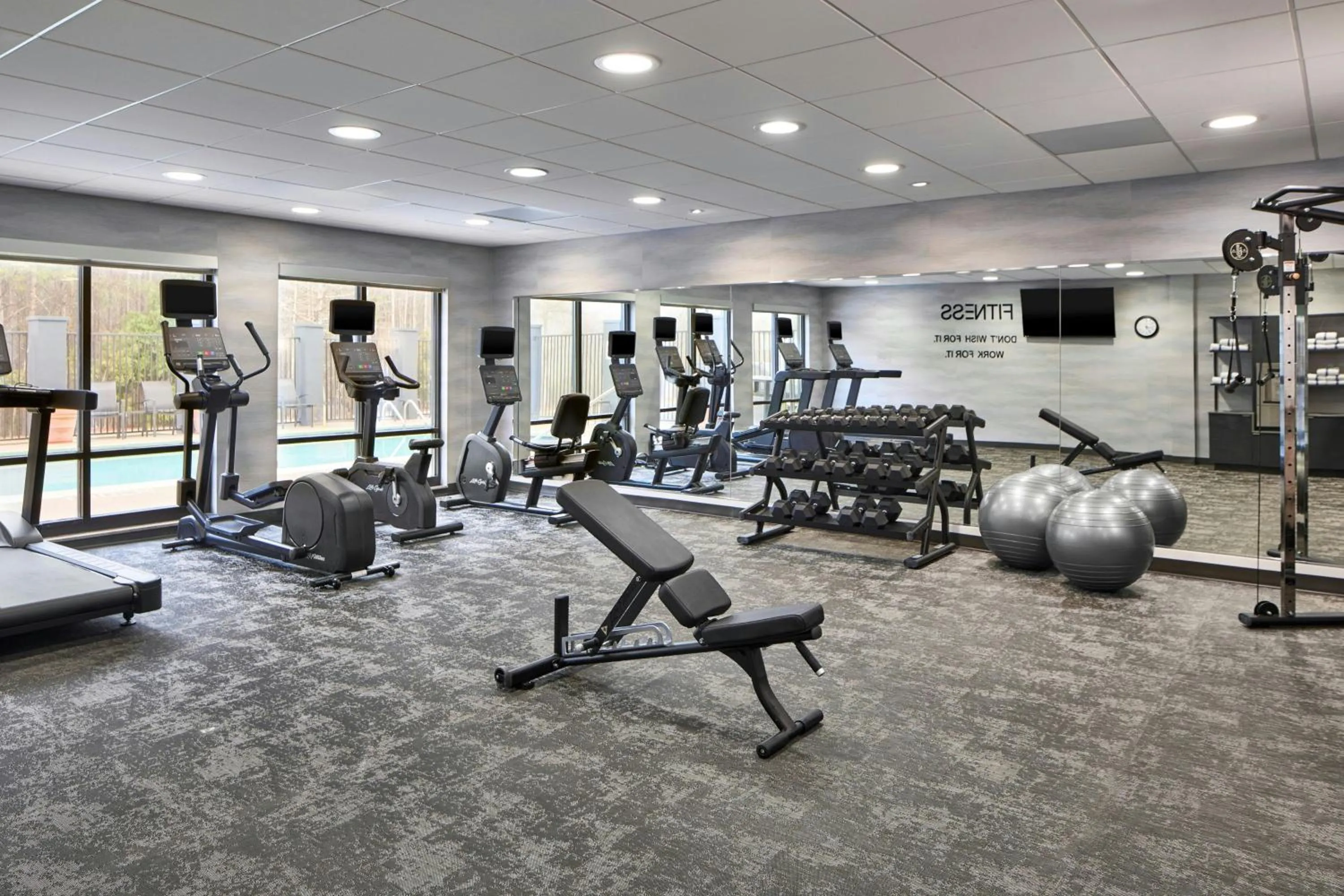 Fitness centre/facilities in Fairfield by Marriott Inn & Suites LaGrange
