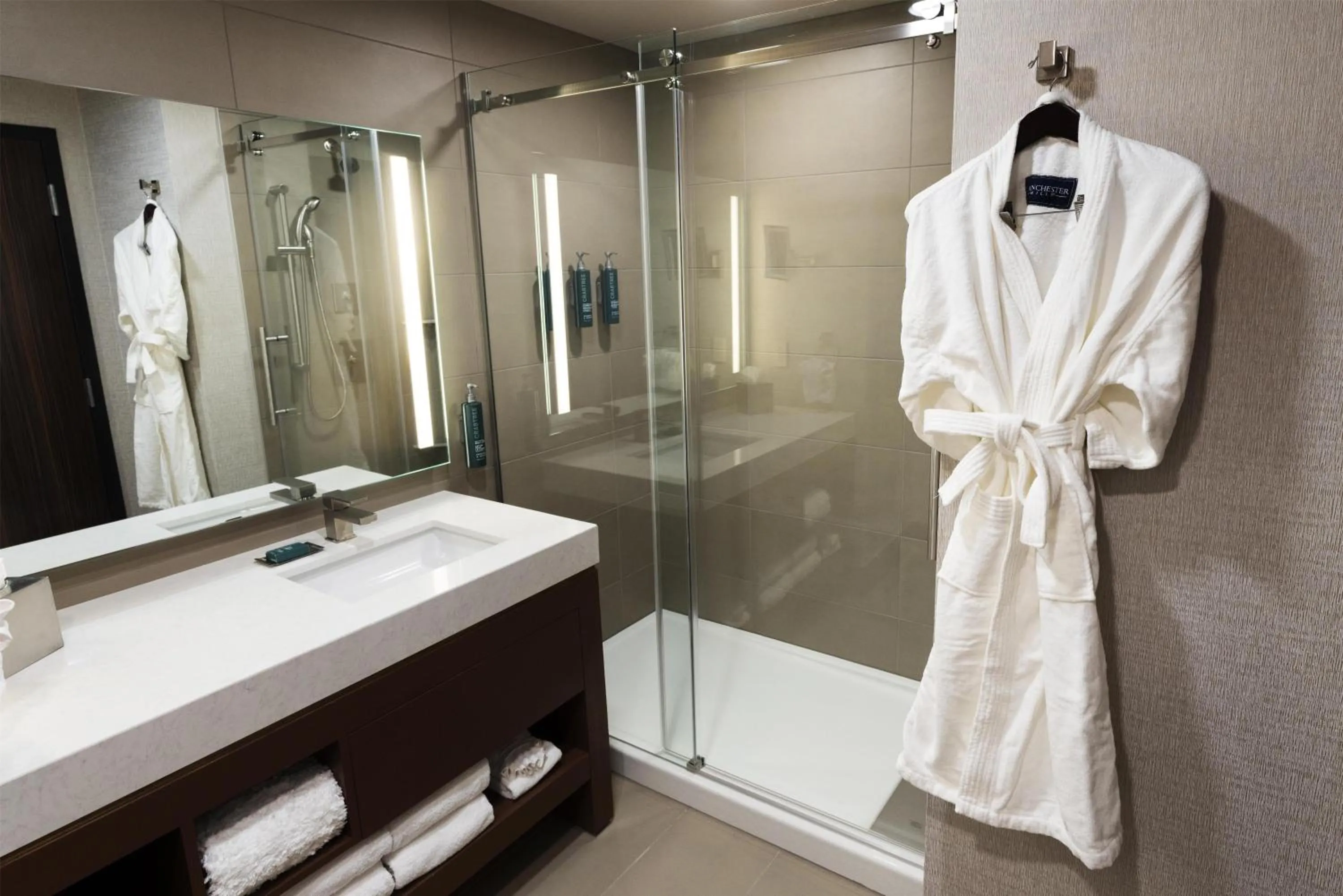 Bathroom in The Broadway Columbia - a DoubleTree by Hilton Hotel