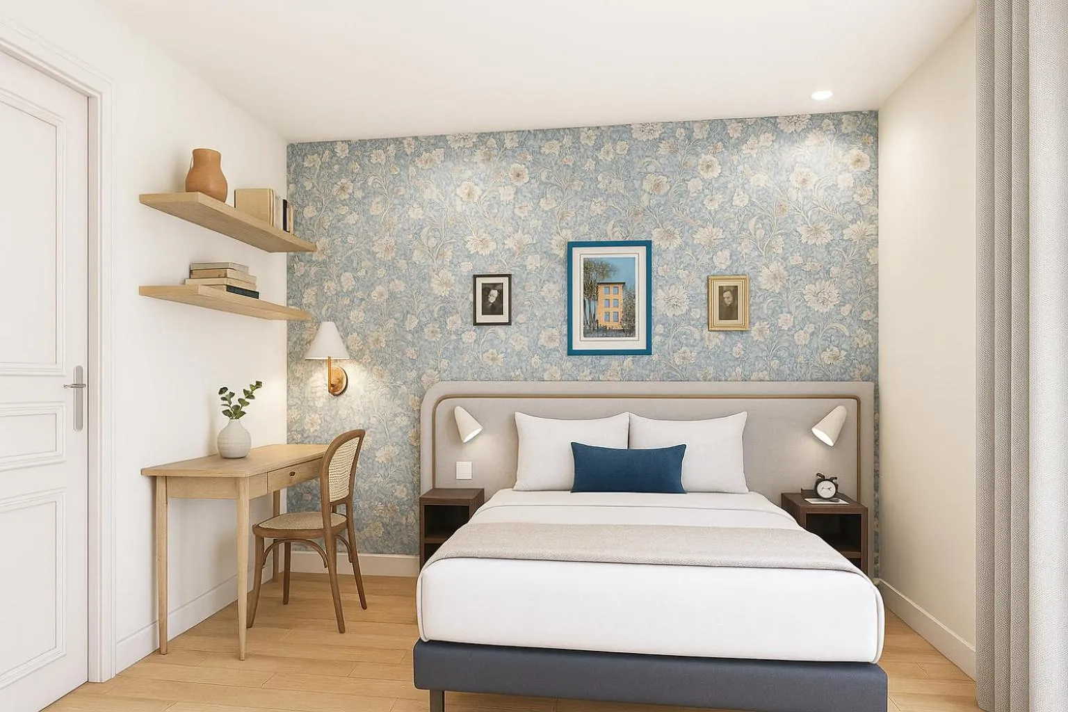 Bed in Hotel B Square