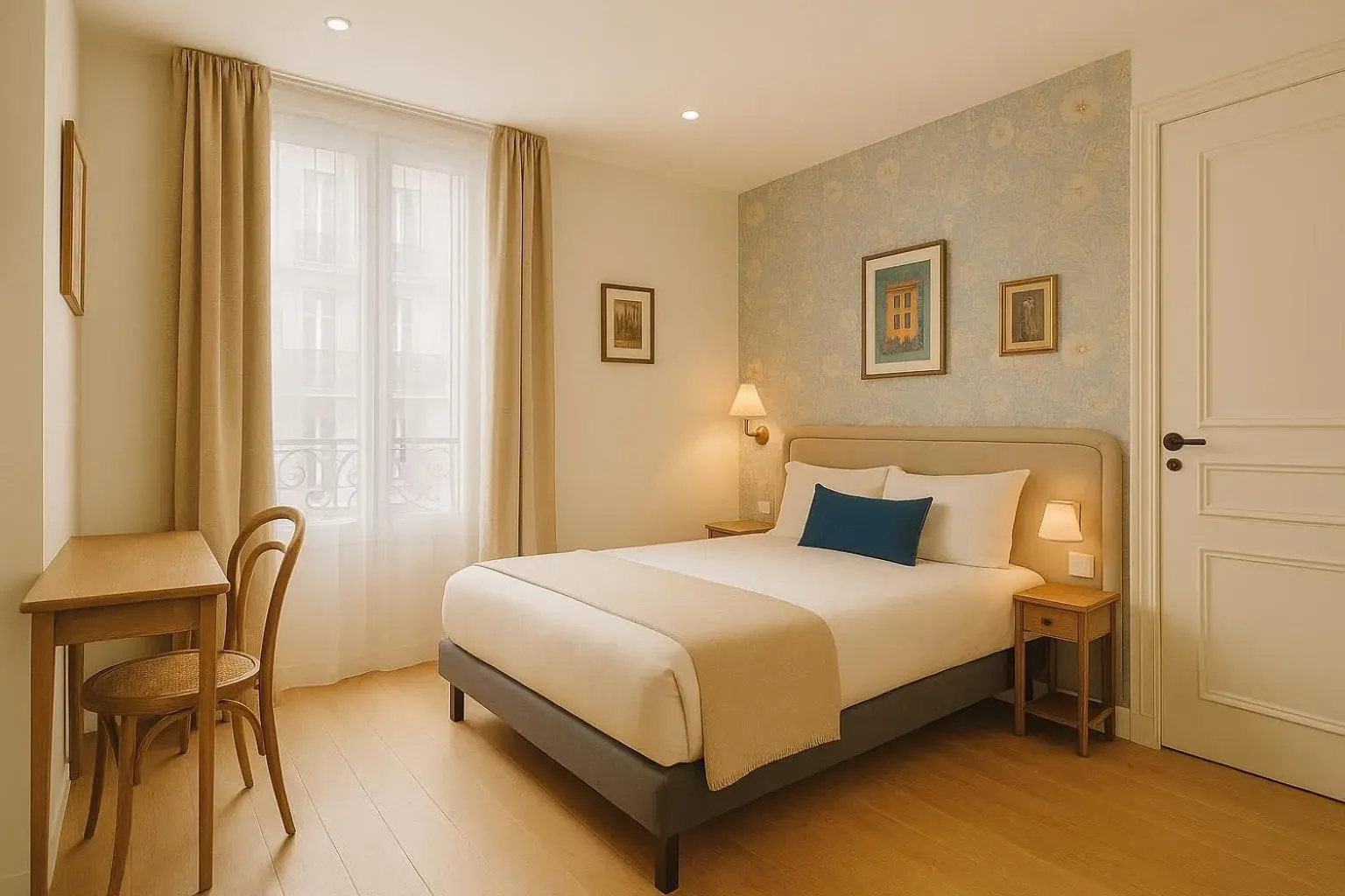 Bed in Hotel B Square Bed in Hotel B Square