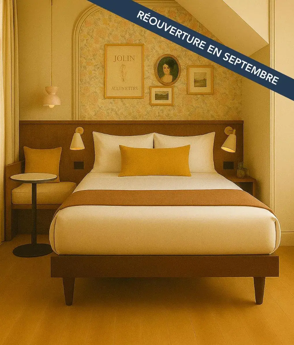 Bed in Hotel B Square Bed in Hotel B Square