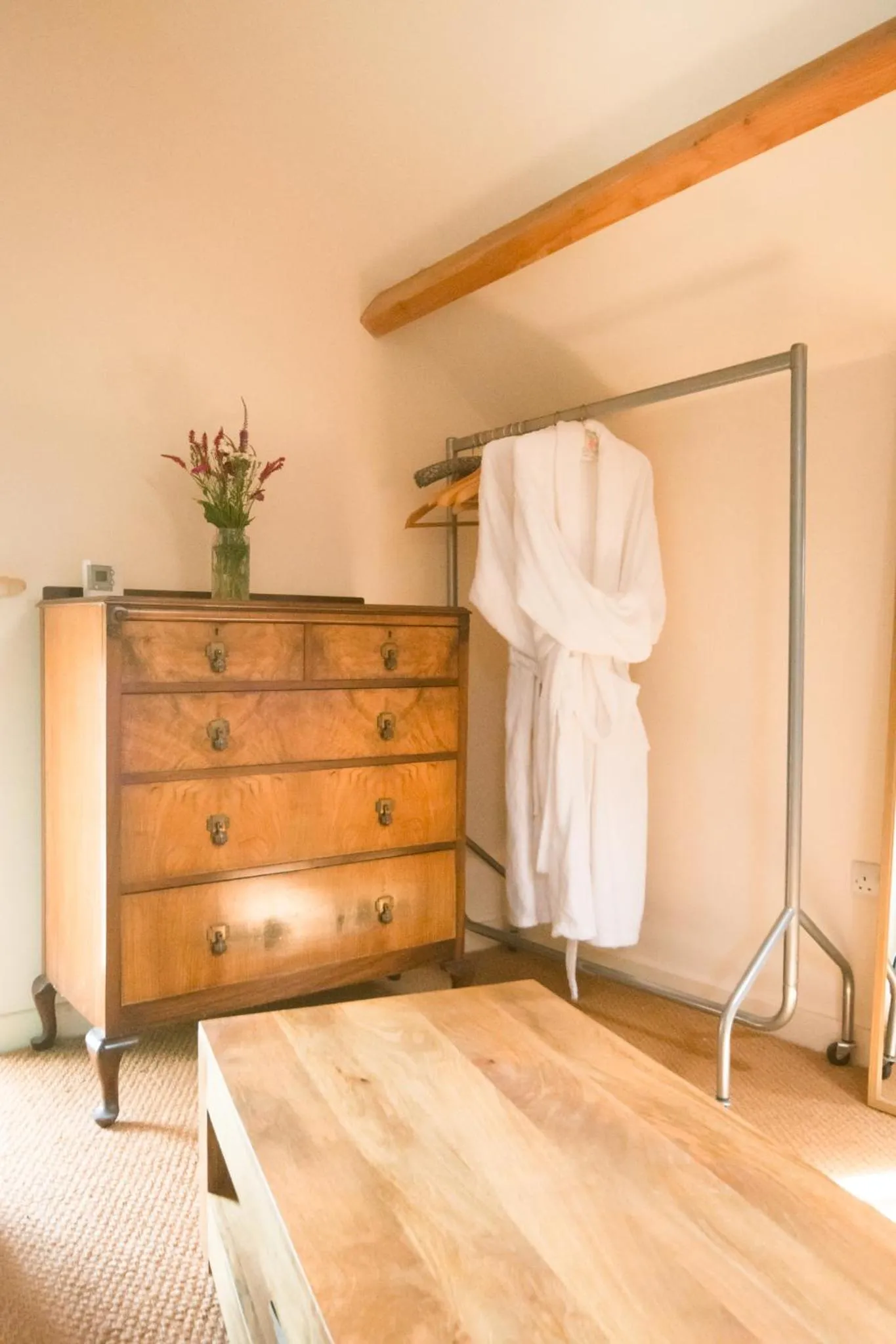 Bedroom in Lower Severalls Farmhouse