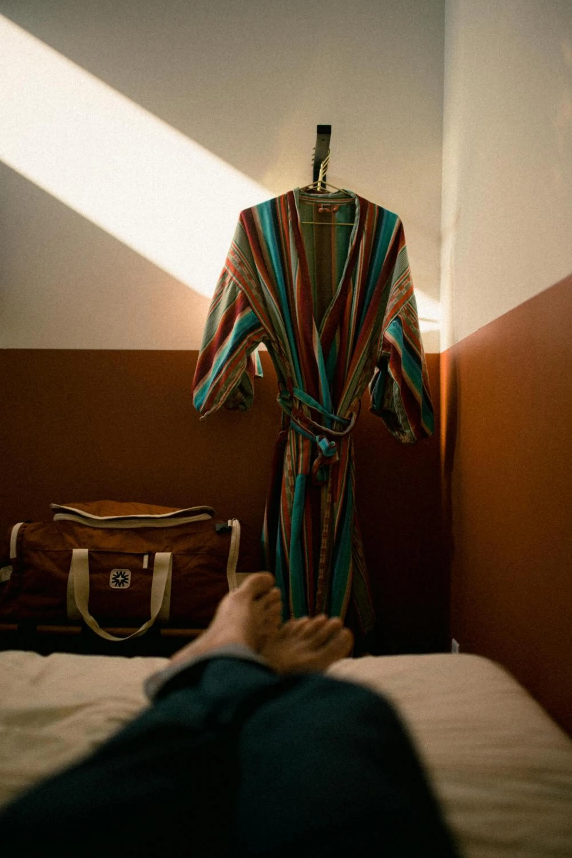 Bed in Mellow Moon Lodge