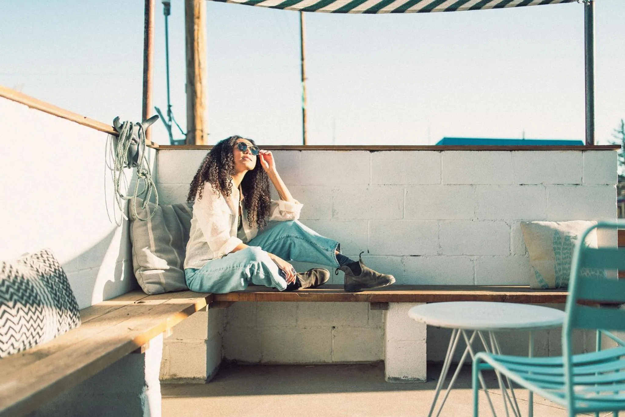 Patio in Mellow Moon Lodge