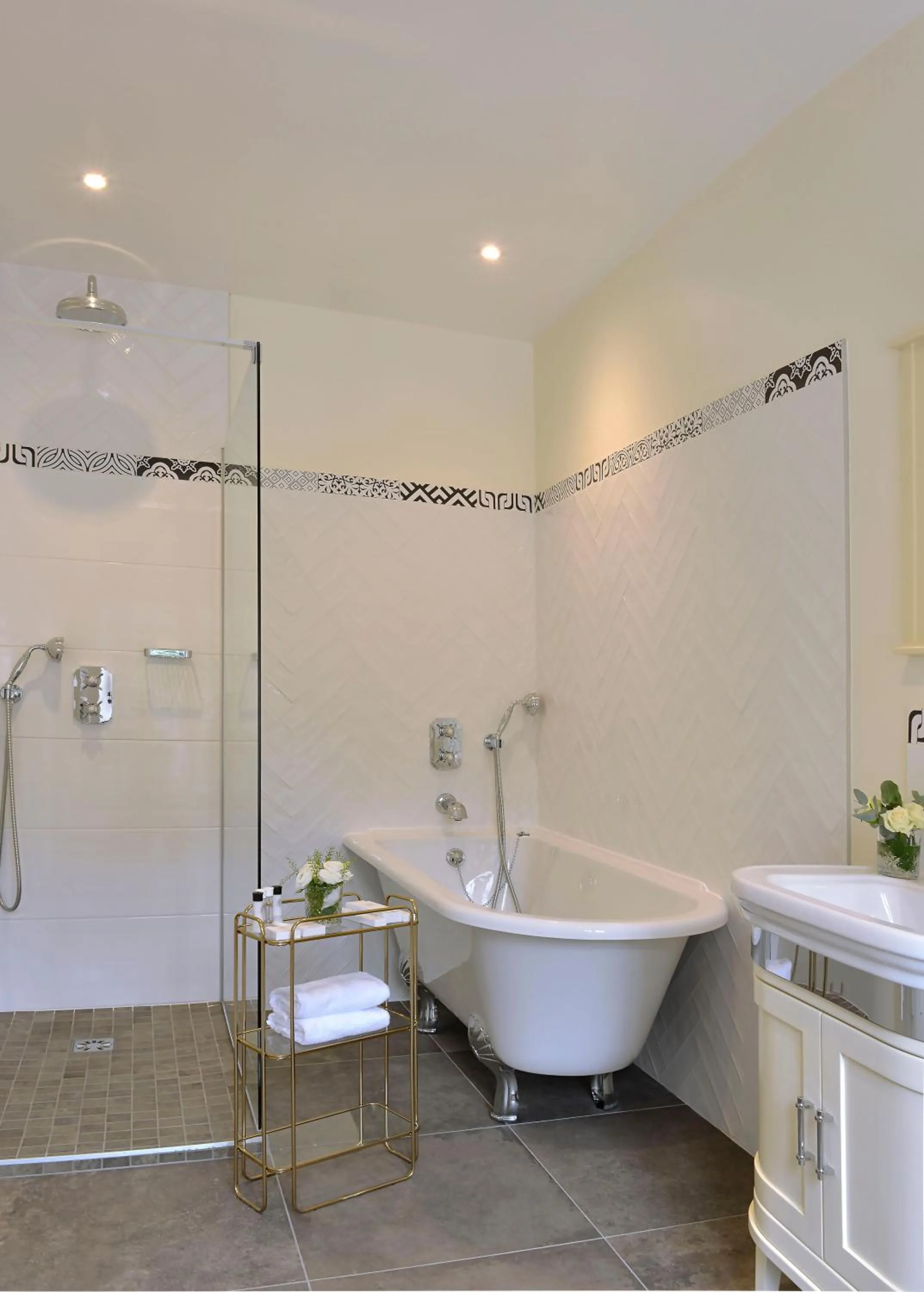 Shower in Château Saint Gilles - Bayeux