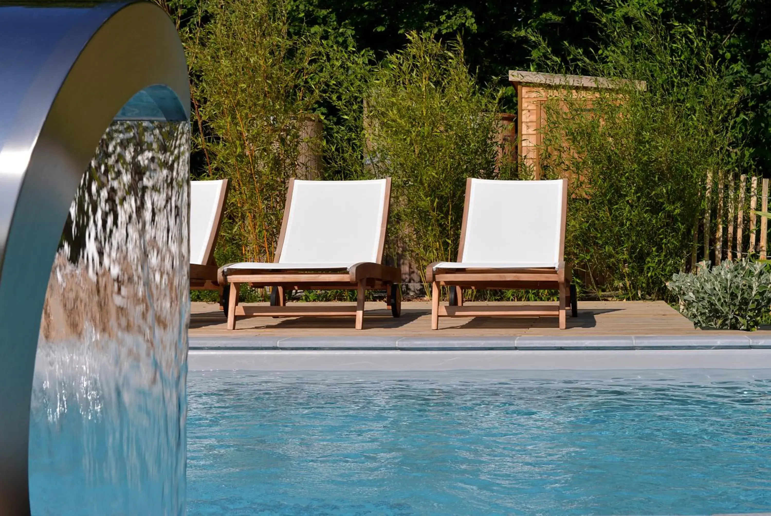 Swimming pool in Château Saint Gilles - Bayeux Swimming pool in Château Saint Gilles - Bayeux