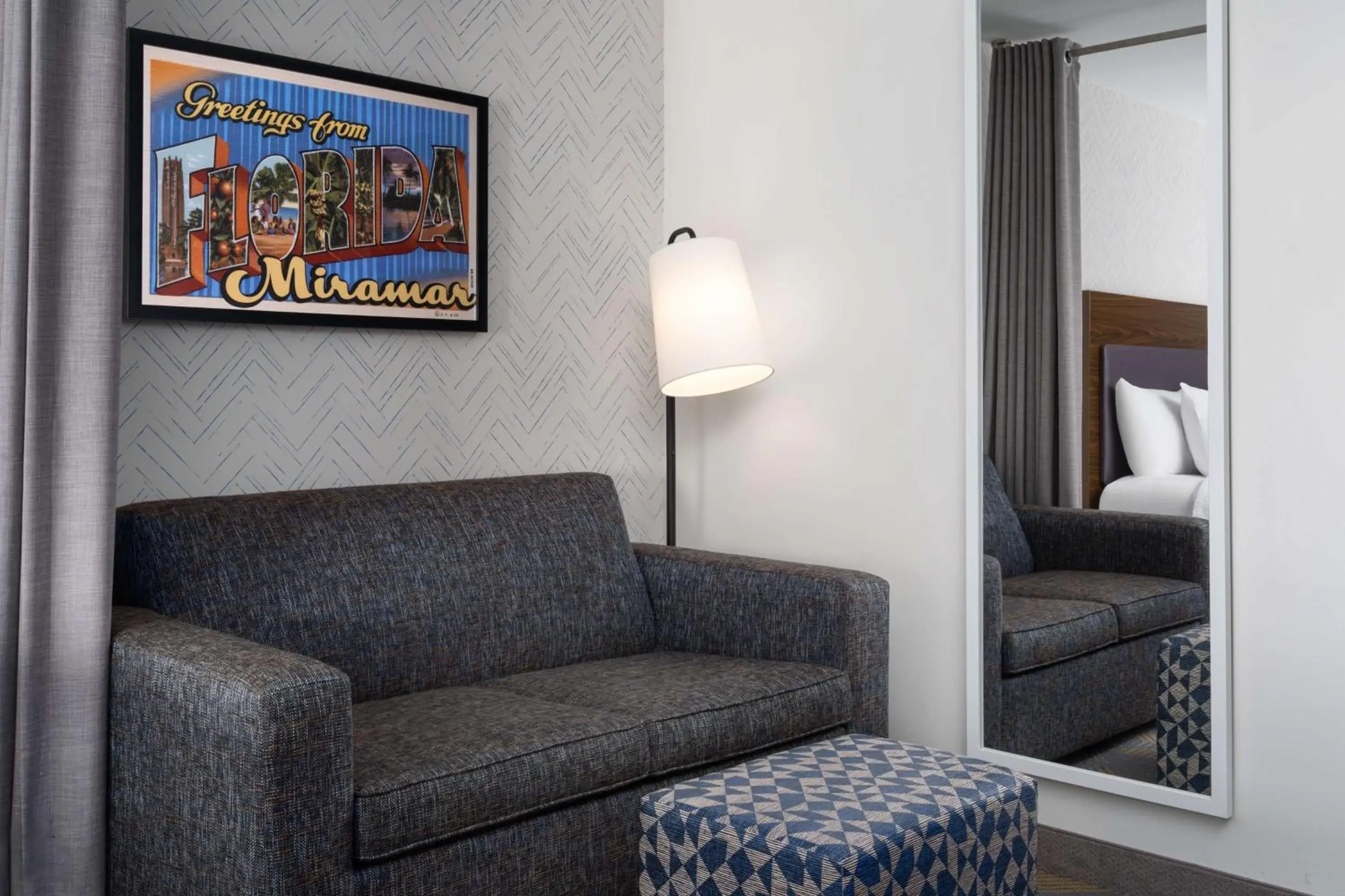 Living room in Home2 Suites by Hilton Miramar Ft. Lauderdale Living room in Home2 Suites by Hilton Miramar Ft. Lauderdale