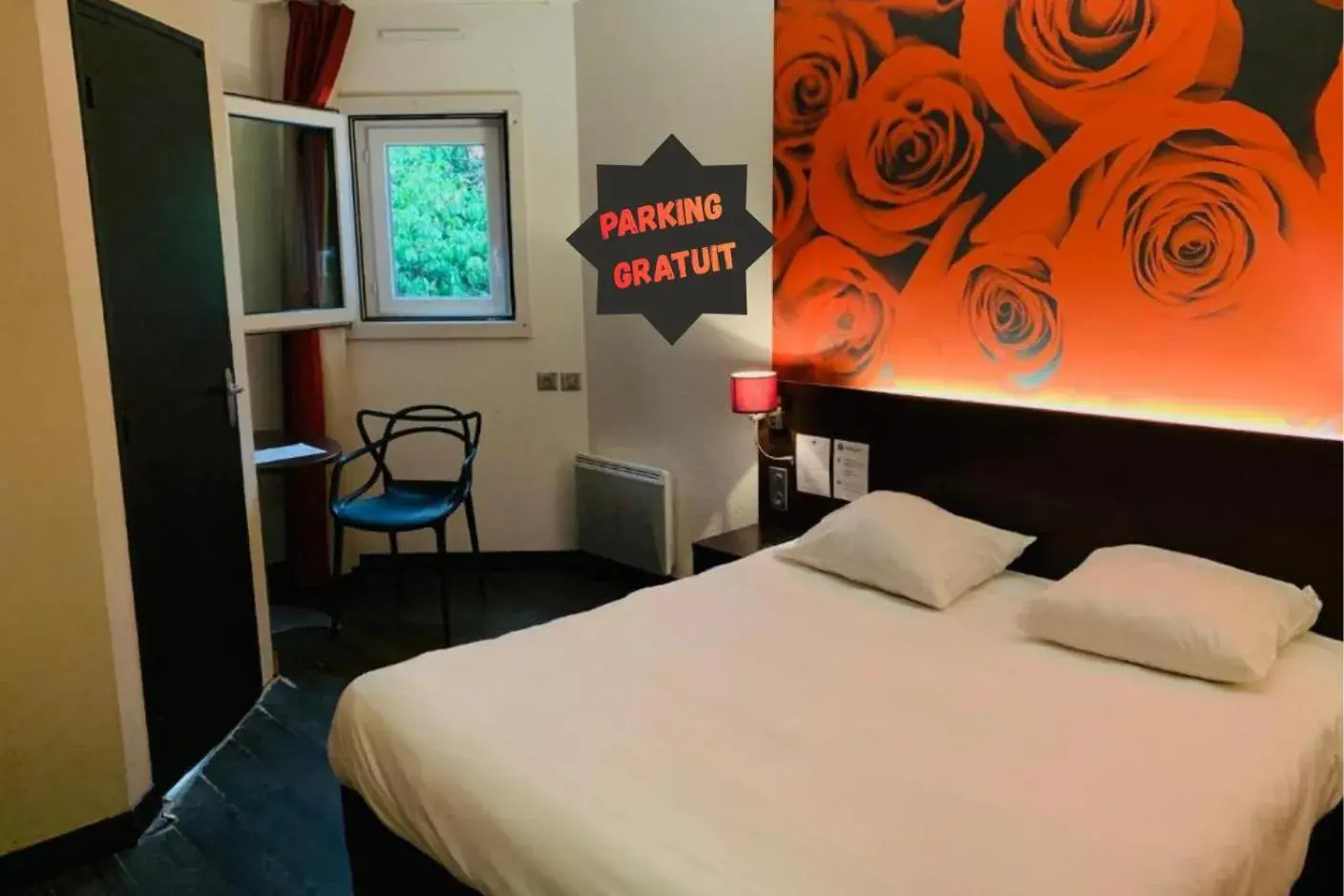 Bed in Hôtel Inn Design Dijon Sud Bed in Hôtel Inn Design Dijon Sud