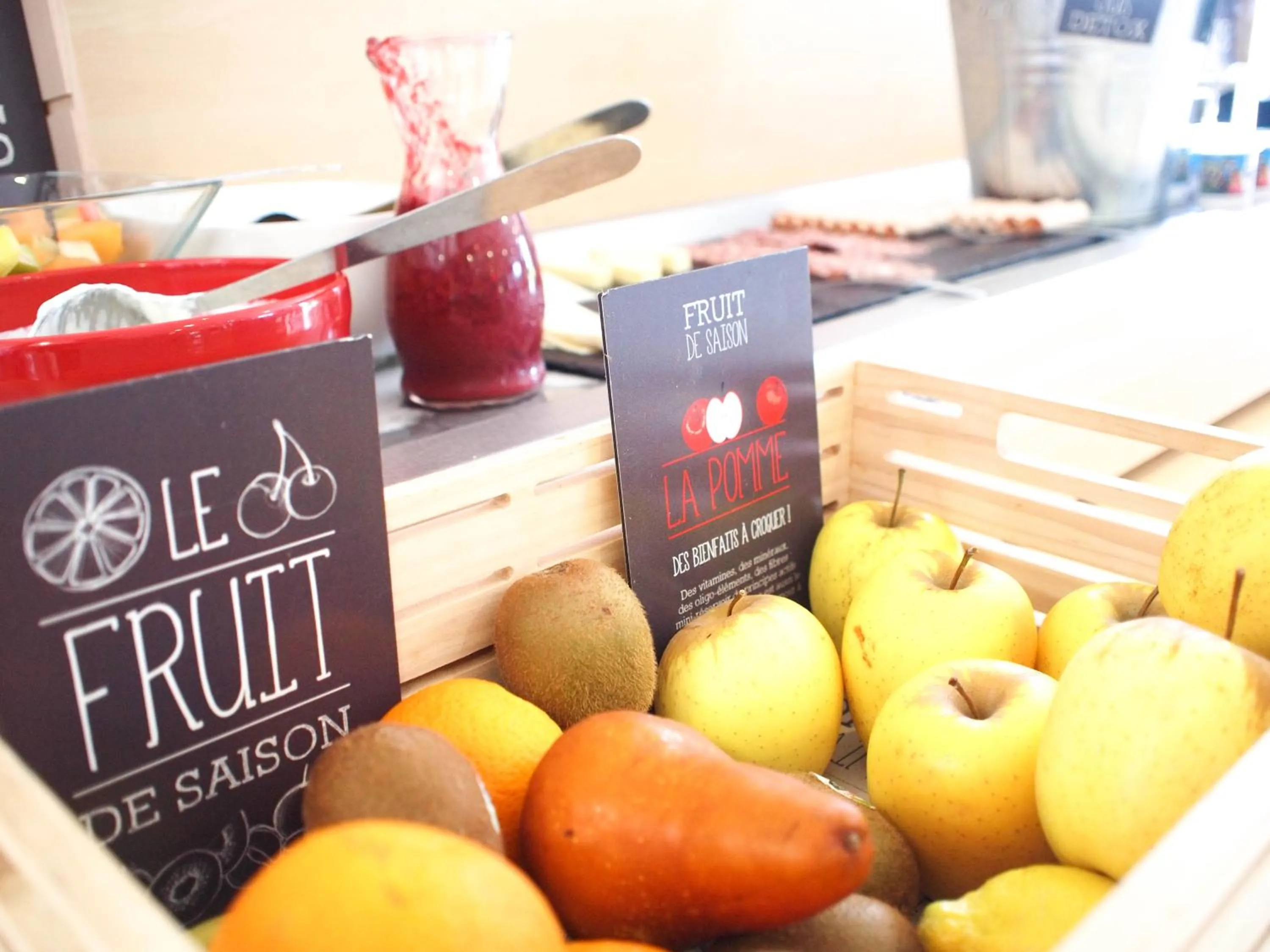 Buffet breakfast in ibis Bordeaux Saint Emilion