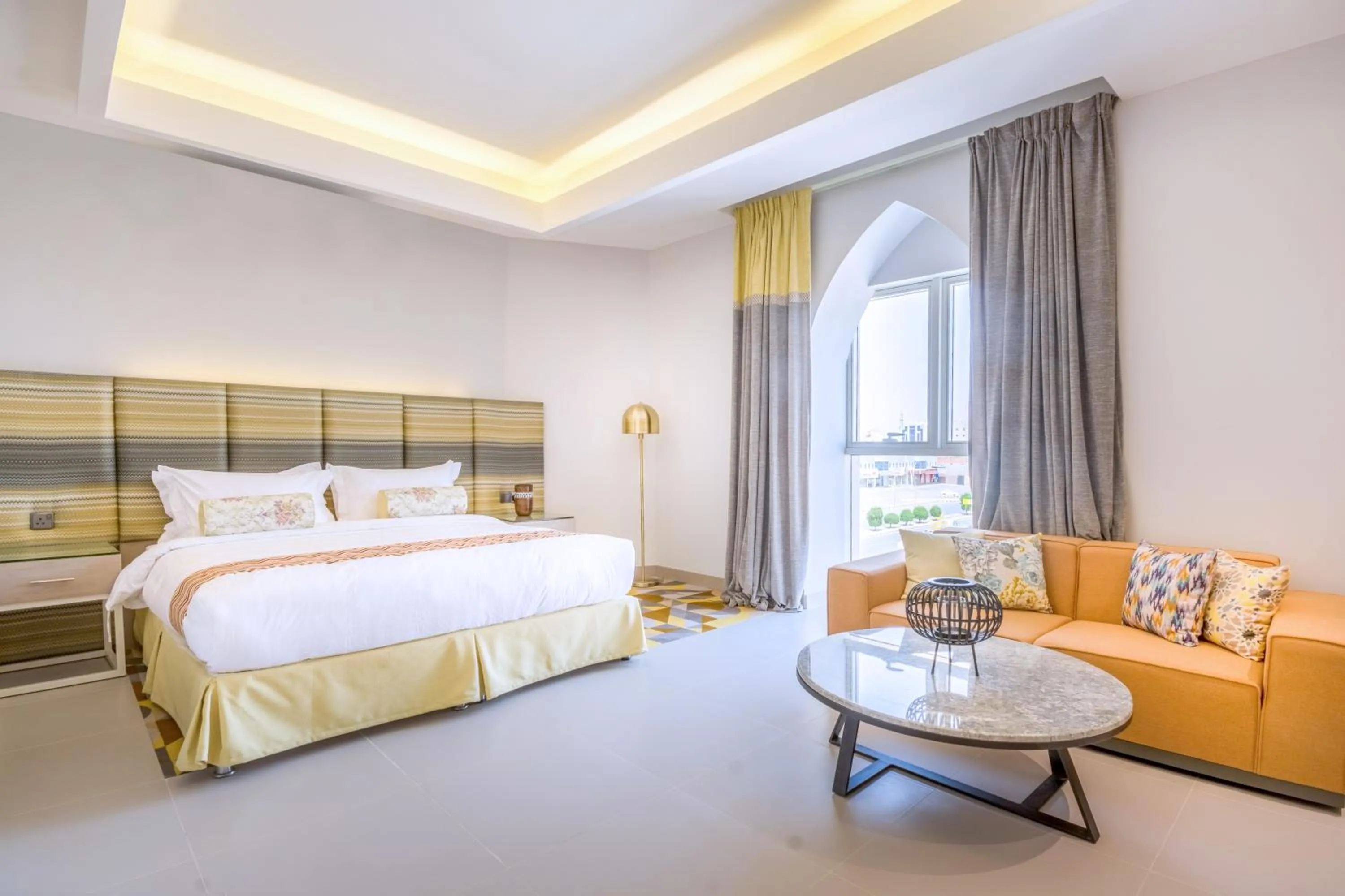 Photo of the whole room, Bed in Ewaa Express Hotel - Buraydah