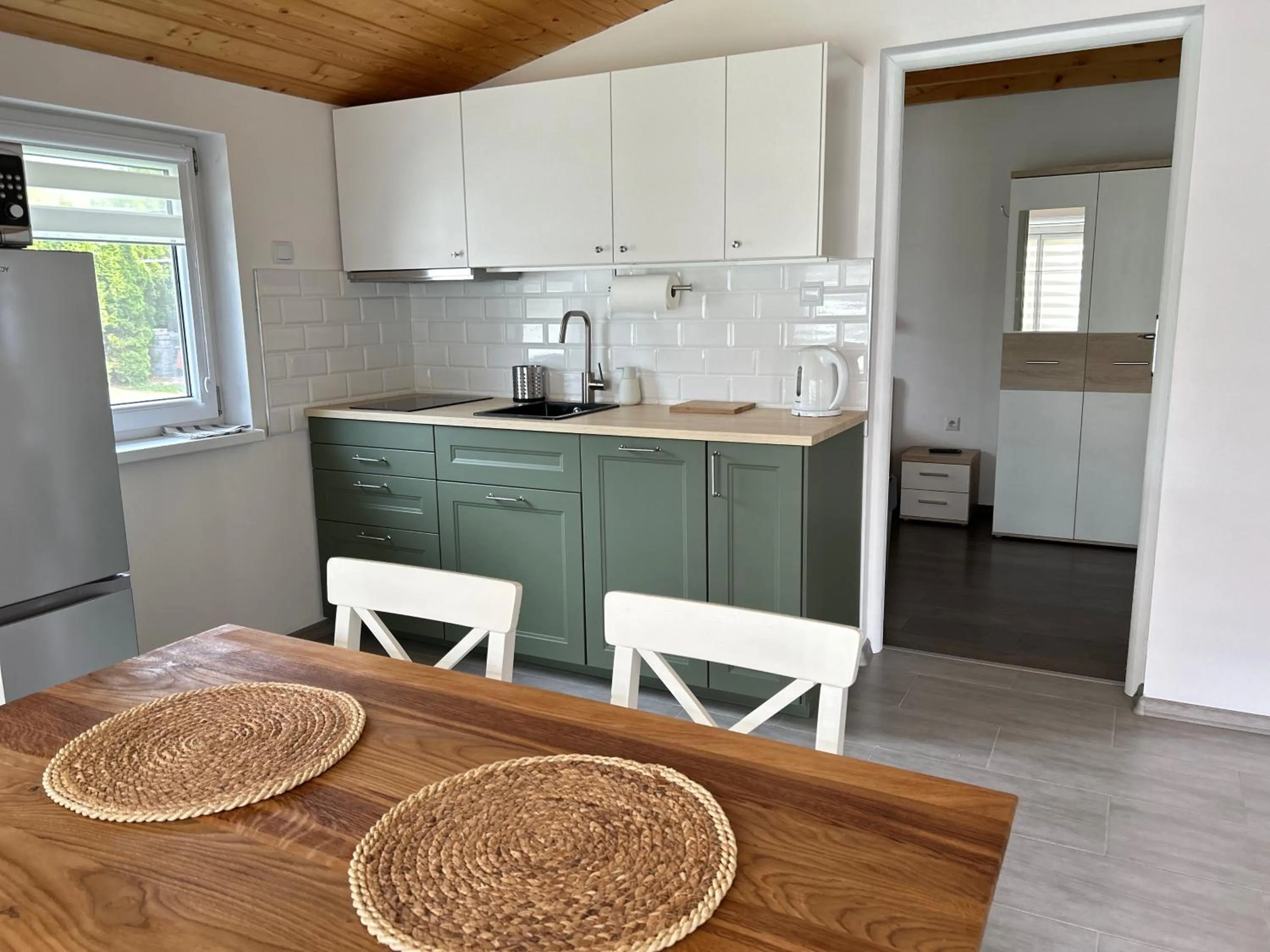 kitchen in Domki u Grażyny Mikołajki