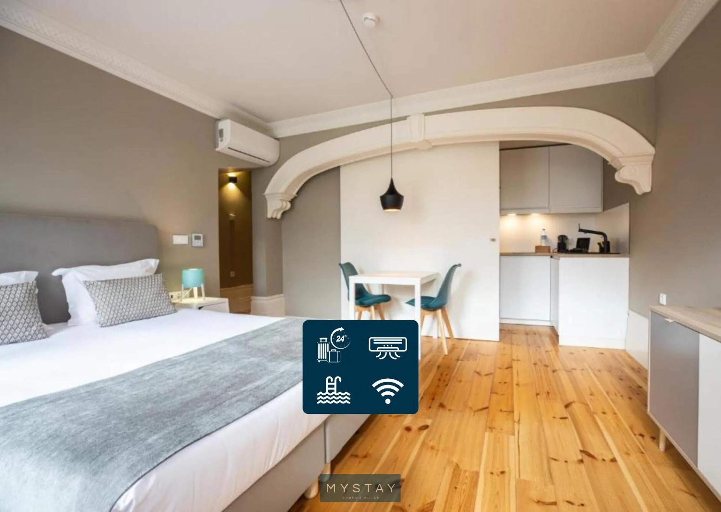 Bed in MyStay Porto - Urban Collection